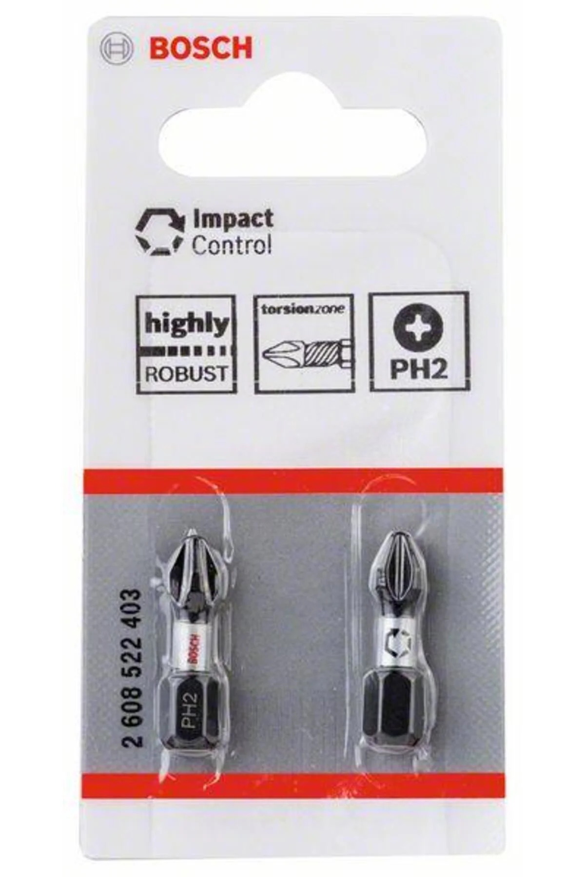 Impact Vidalama Ucu Ph2 X 25 Mm 2'li 2608522403