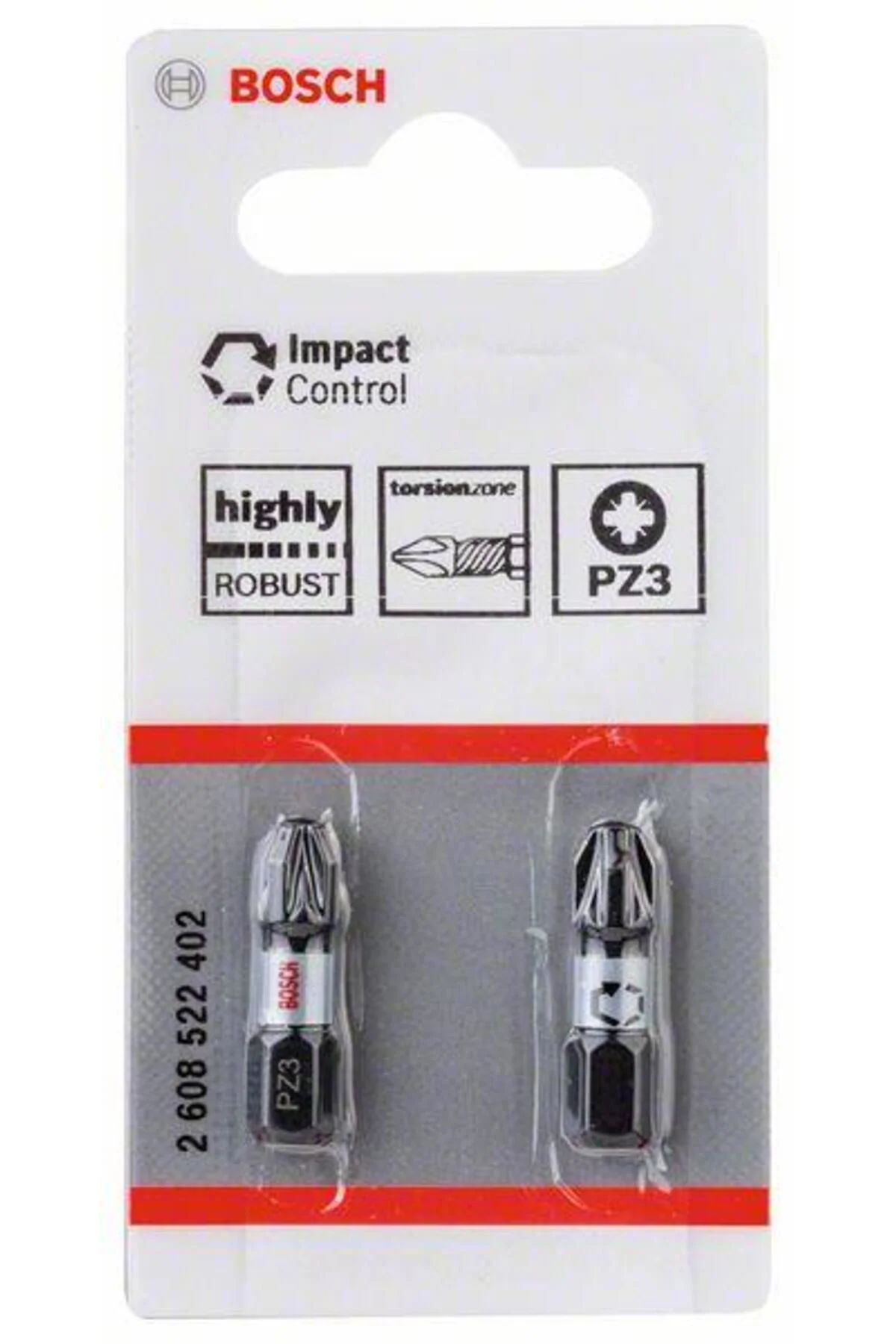Impact Yıldız Bits Ucu PZ3 x 25 mm 2'li 2608522402