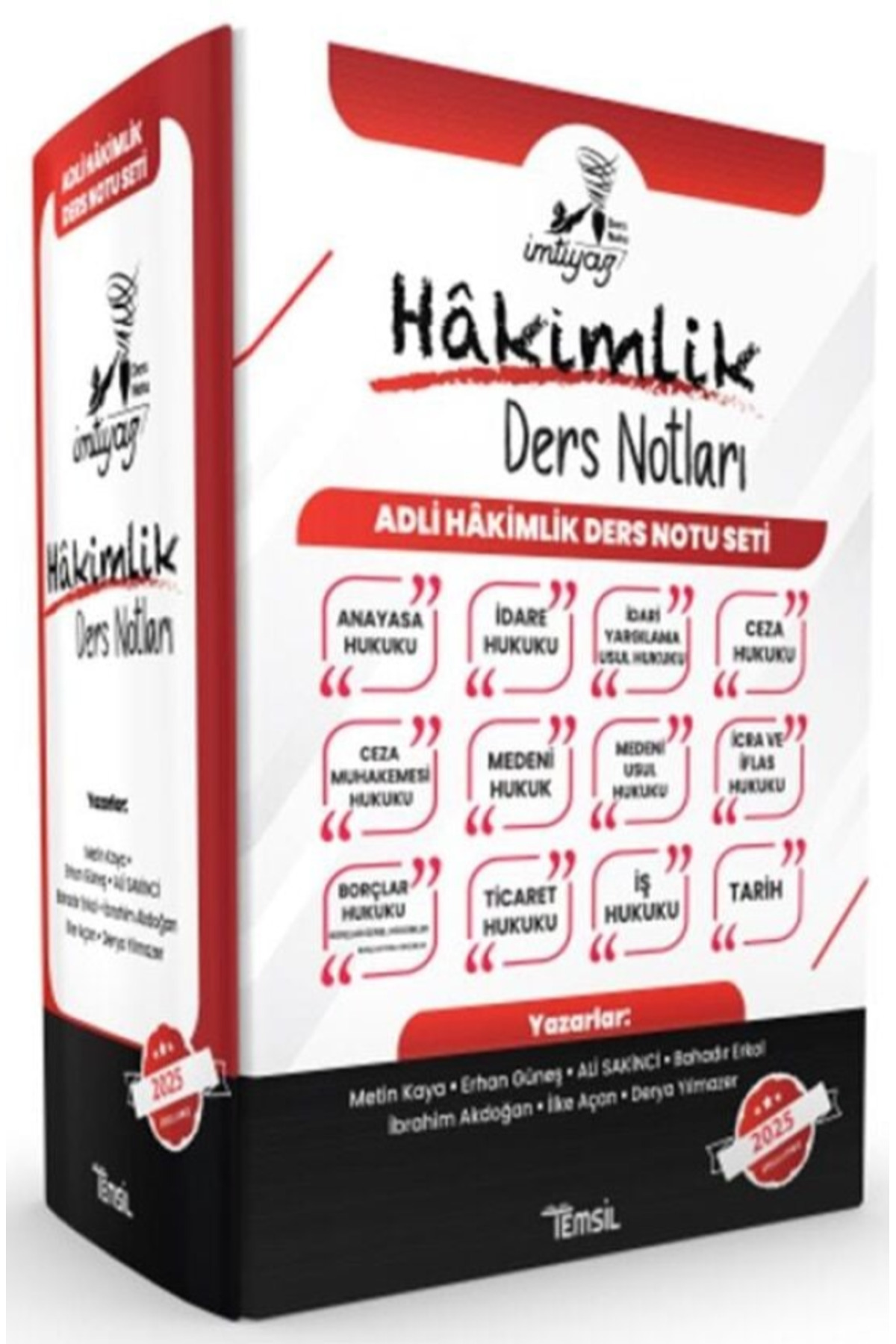 İmtiyaz Adli Hakimlik Ders Notları Seti 2025