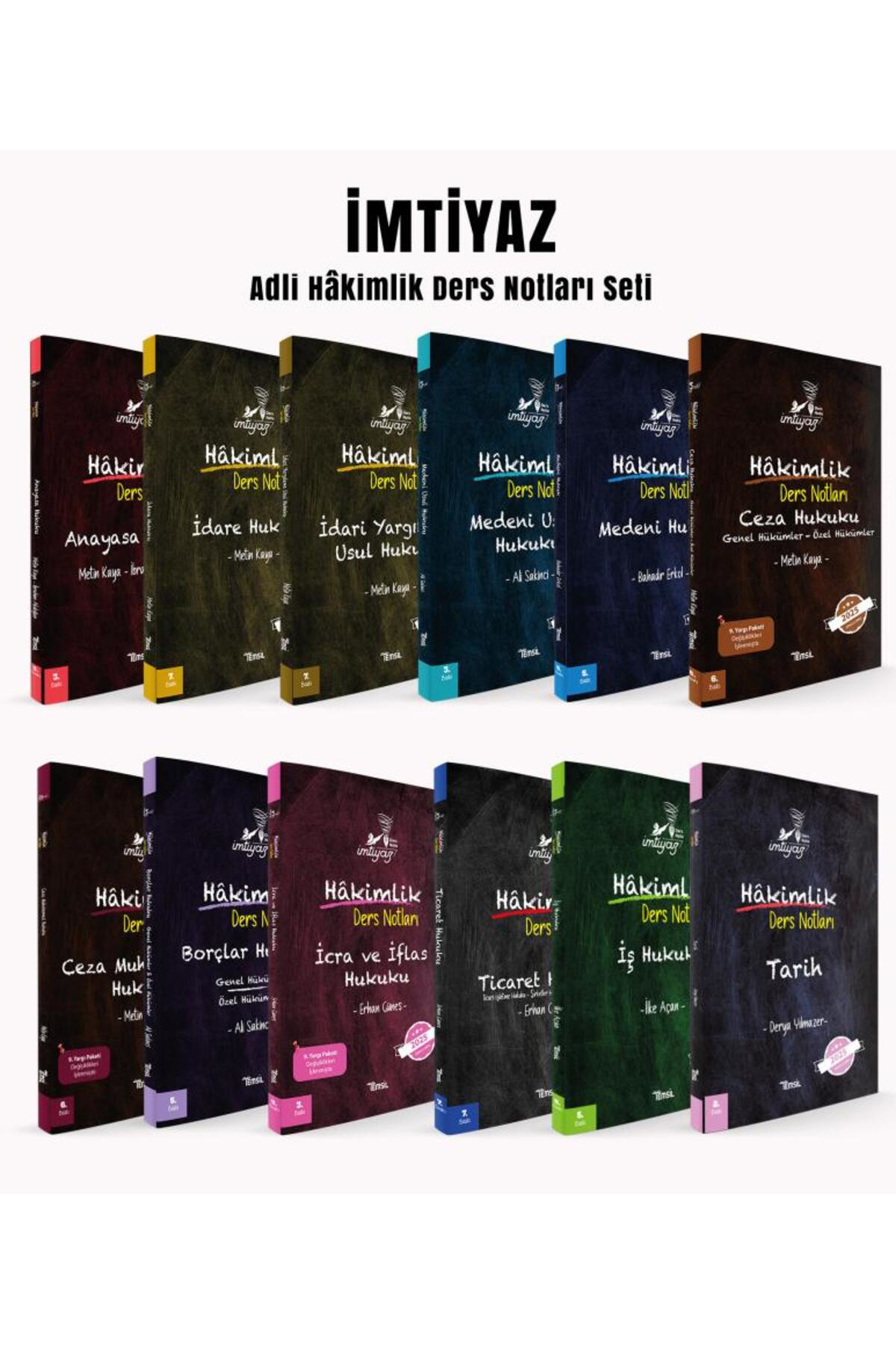 İmtiyaz Adli Hakimlik Ders Notları Seti 2025