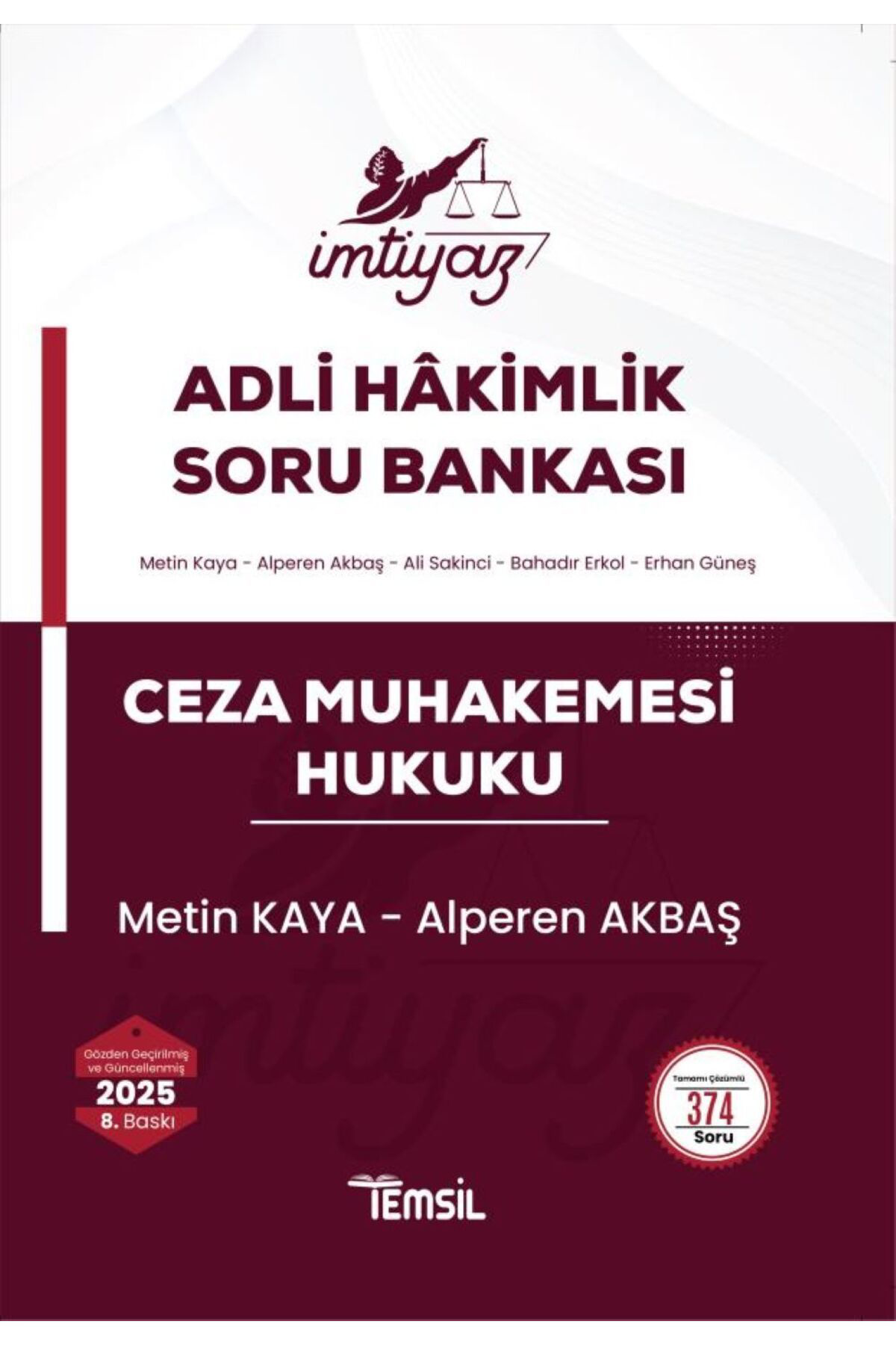 İMTİYAZ Adli Hakimlik Ceza Muhakemesi Hukuku Soru Bankası