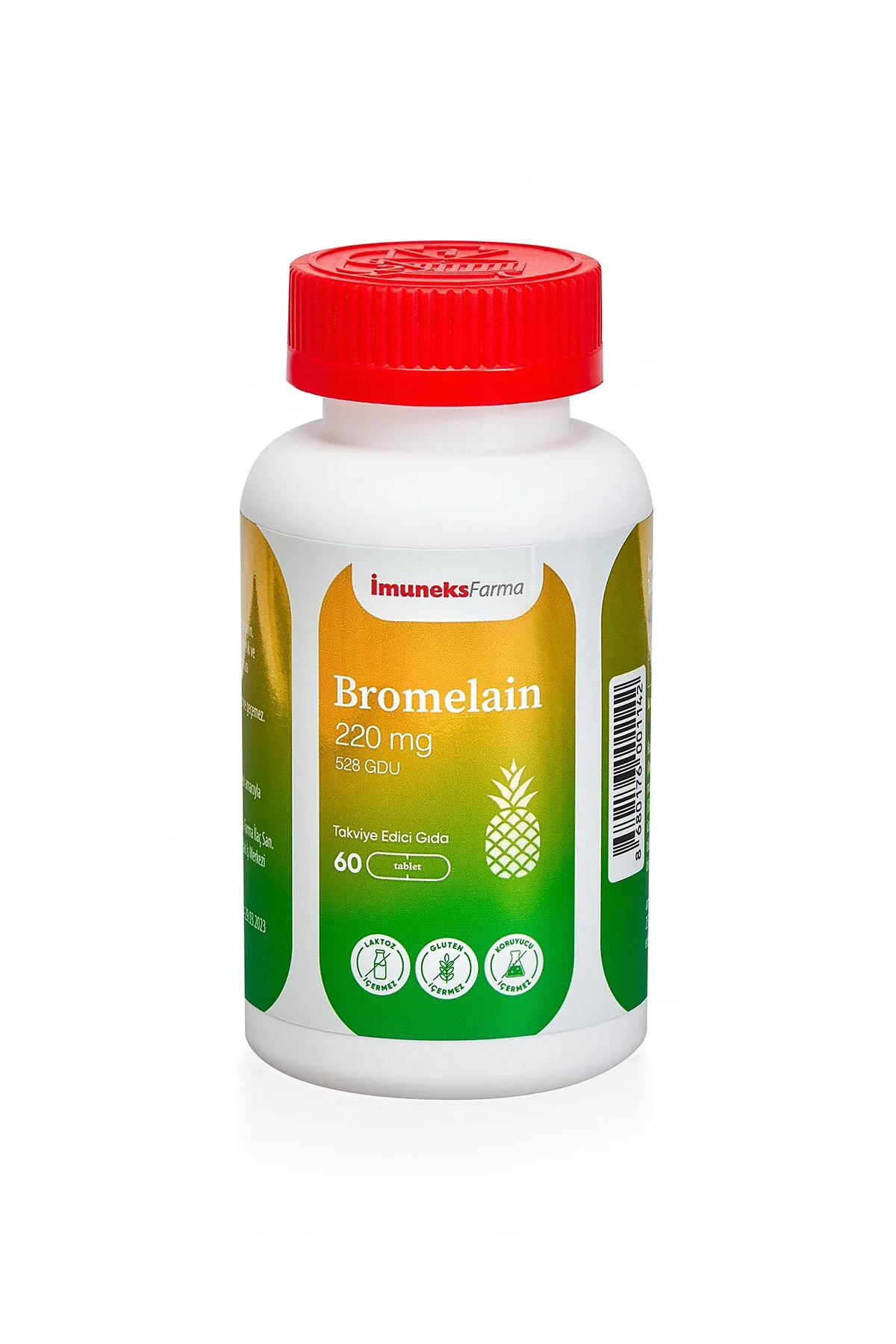 İmuneks Farma Bromelain 220 mg Takviye Edici Gıda 60 Tablet İmuneks Farma Bromelain 220 mg Takviye Edici Gıda 60 Tablet