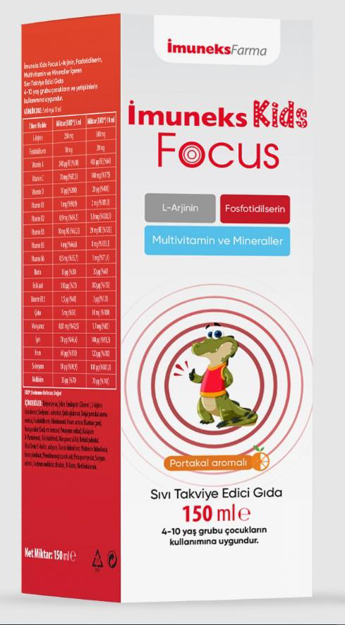 İMUNEKS KİDS FOCUS SRP 150 ML