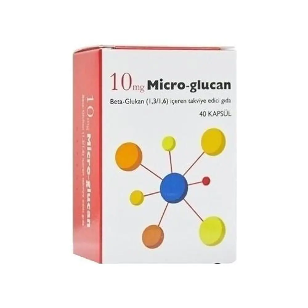İmuneks Micro-Glucan 10 mg Beta Glukan 40 Kapsül İmuneks Micro-Glucan 10 mg Beta Glukan 40 Kapsül