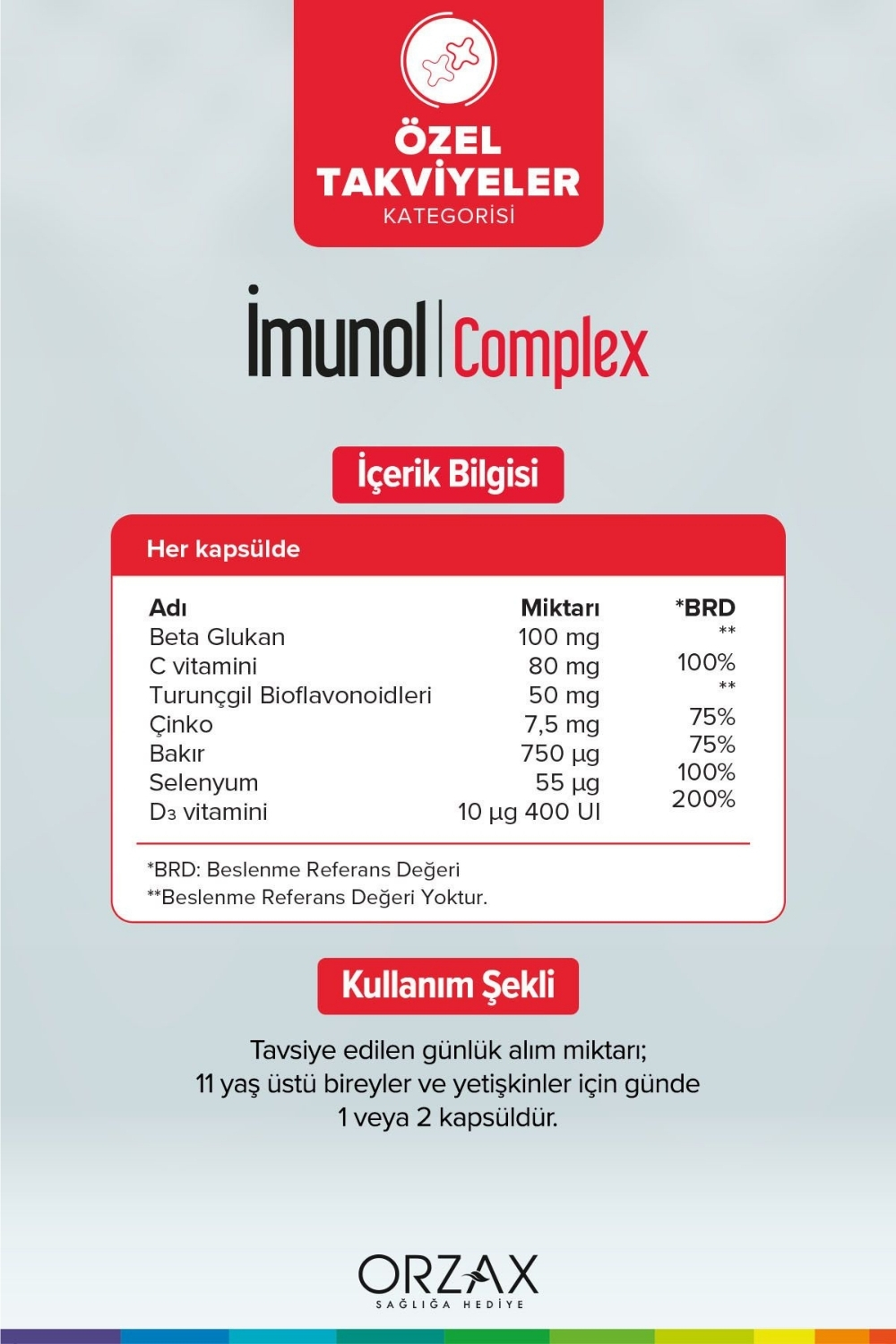 İmunol Complex 30 Kapsül