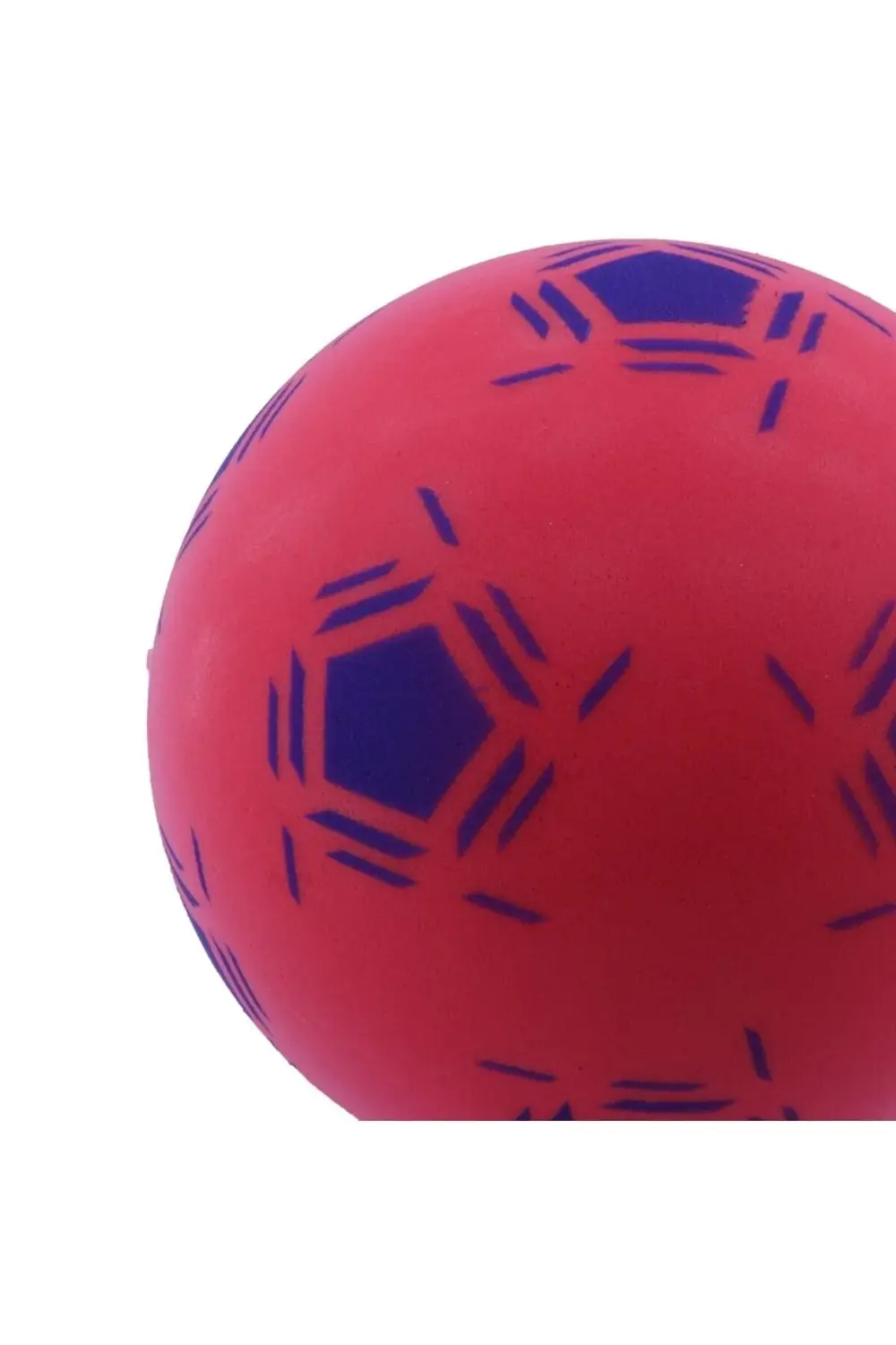 Imviso Sünger Futbol Topu Ses Yapmayan Evde Oynanan Top Kırmızı 3