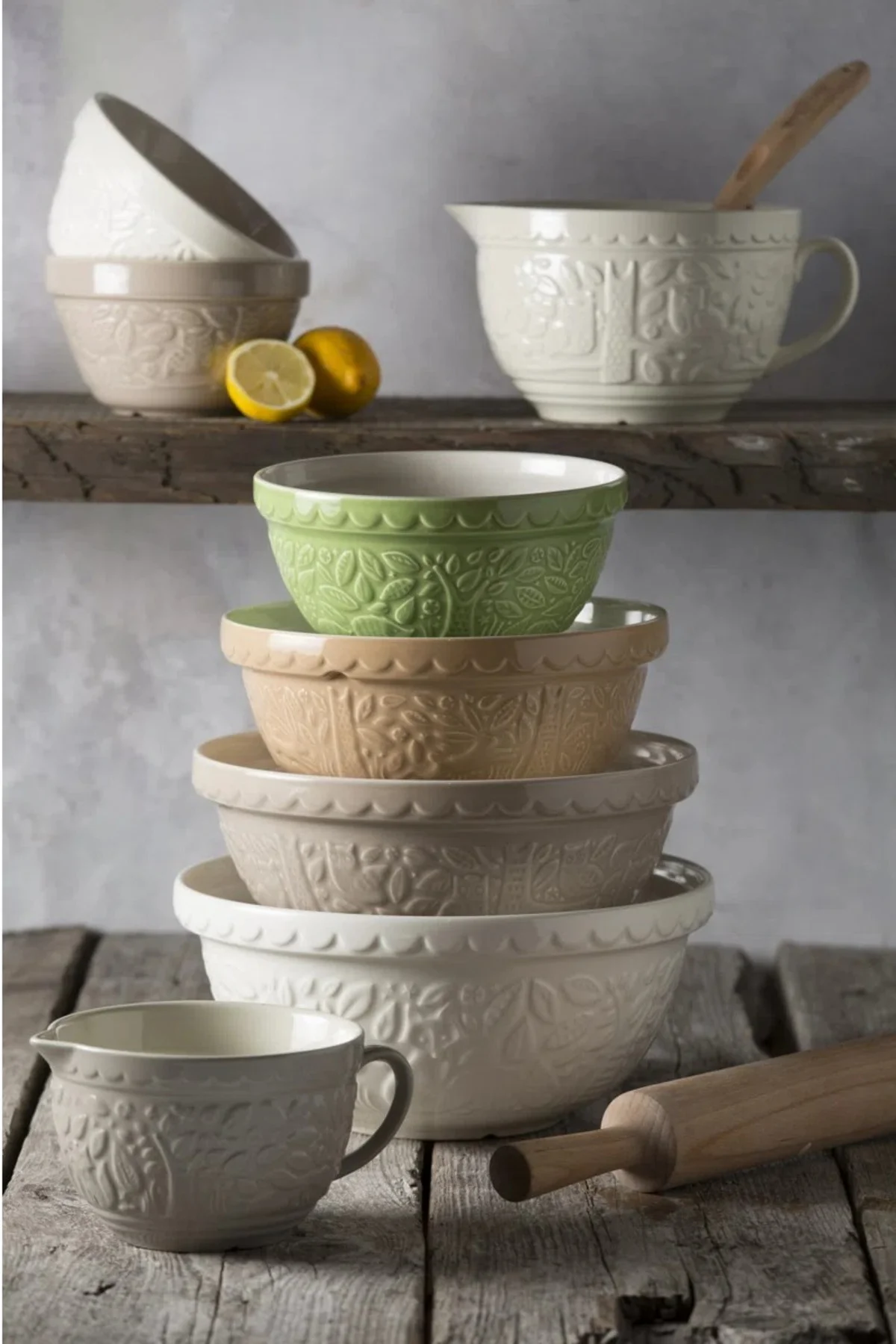 In the Forest 1 L Stoneware Measuring Jug Karıştırma Kasesi (Vizo