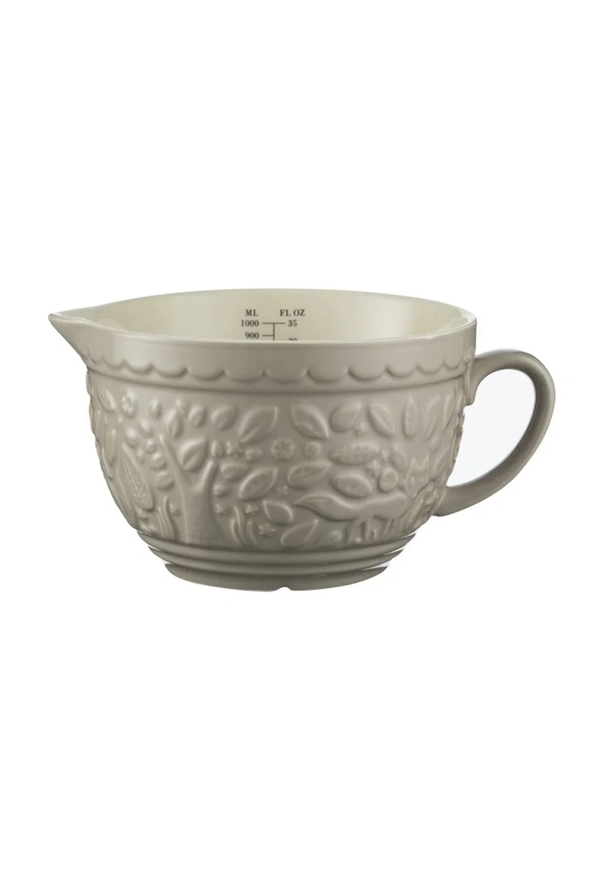 In the Forest 1 L Stoneware Measuring Jug Karıştırma Kasesi (Vizo