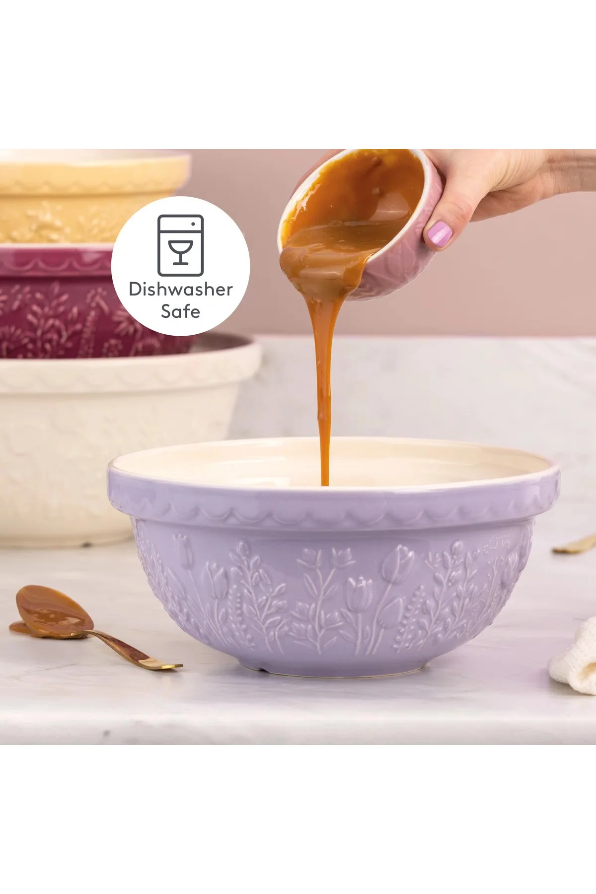 In The Meadow Tulip Mixing Bowl 24CM Karıştırma Kasesi