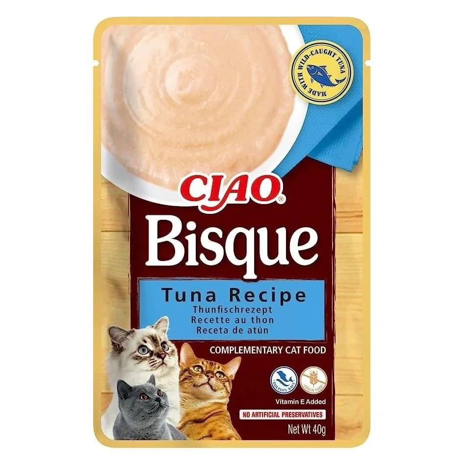Inaba Ciao Churu Bisque Ton Balıklı Kedi Ödül Kreması 40 Gr Inaba Ciao Churu Bisque Ton Balıklı Kedi Ödül Kreması 40 Gr