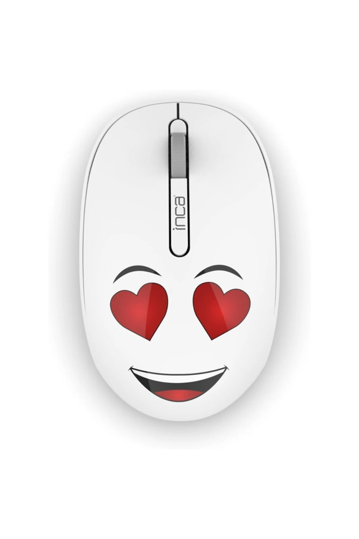 INCA WENNY IWM-245BT DESİNG 3D WİRELESS MOUSE- BEYAZ, Sevimli Emo