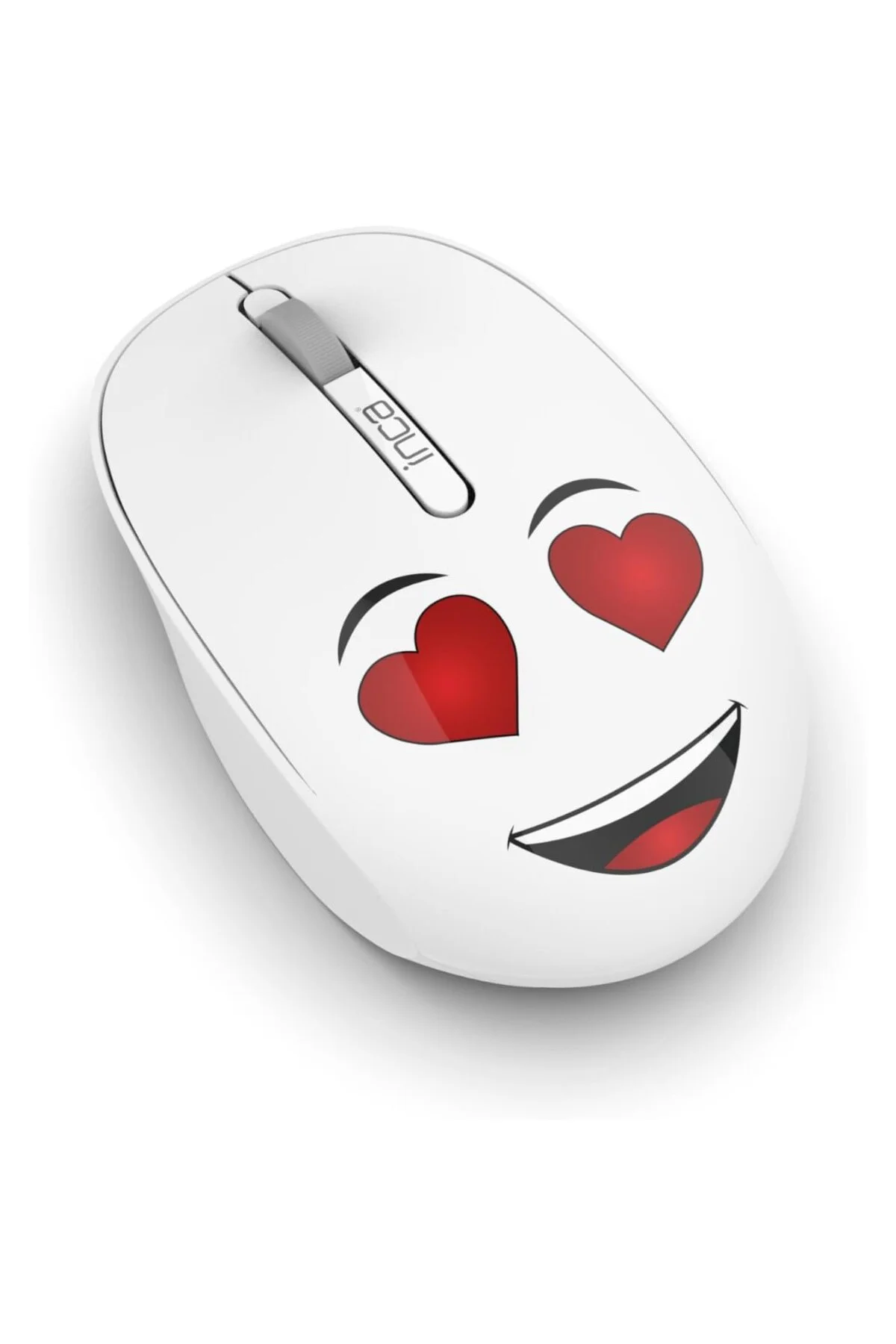 INCA WENNY IWM-245BT DESİNG 3D WİRELESS MOUSE- BEYAZ, Sevimli Emo