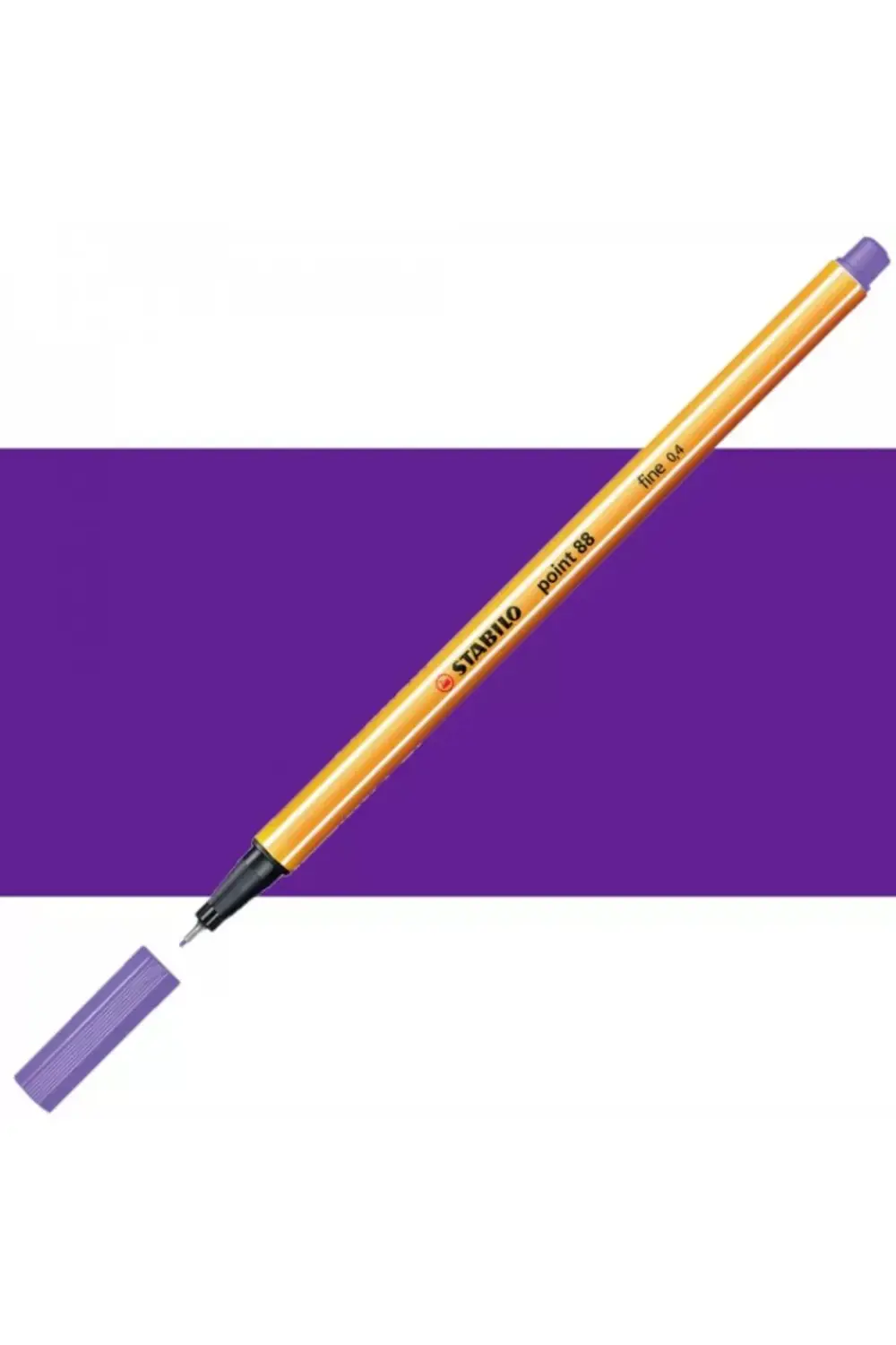İnce Keçe Uçlu Kalem 0.4mm - Point 88 - Mor