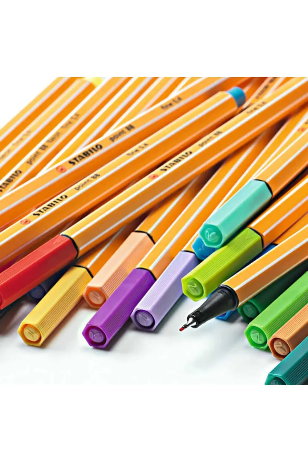 - İnce Keçe Uçlu Kalem - Point 88 - Çilek Kırmızısı