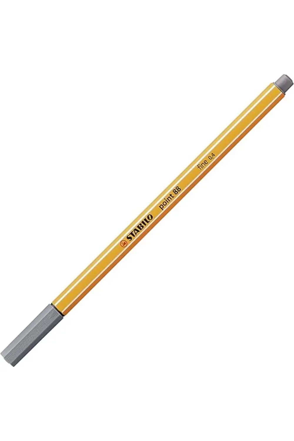 - İnce Keçe Uçlu Kalem - Point 88 - Koyu Gri