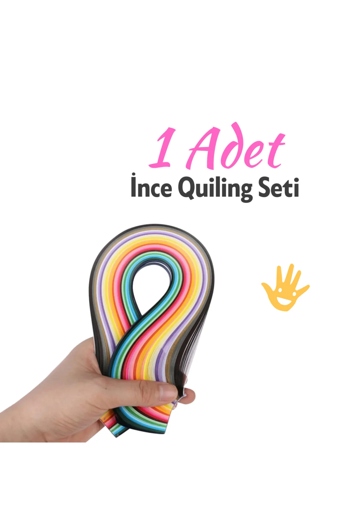 İnce, Quiling Seti, Kıvırma Sanatı, Kağıt Katlama, Quilling (1 Ad