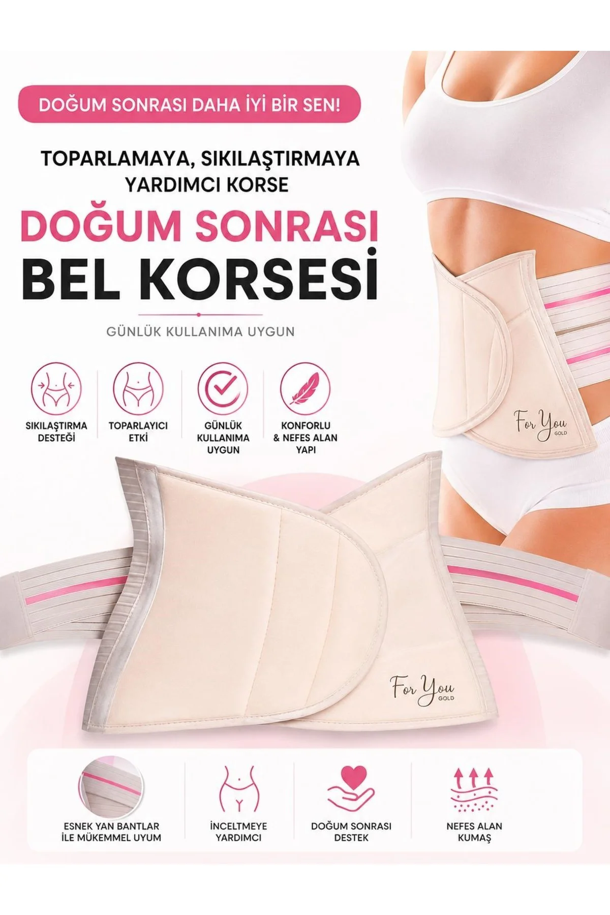 İnceltici, Toparlayıcı, Sıkılaştırıcı Destekleyici Doğum Sonrası 