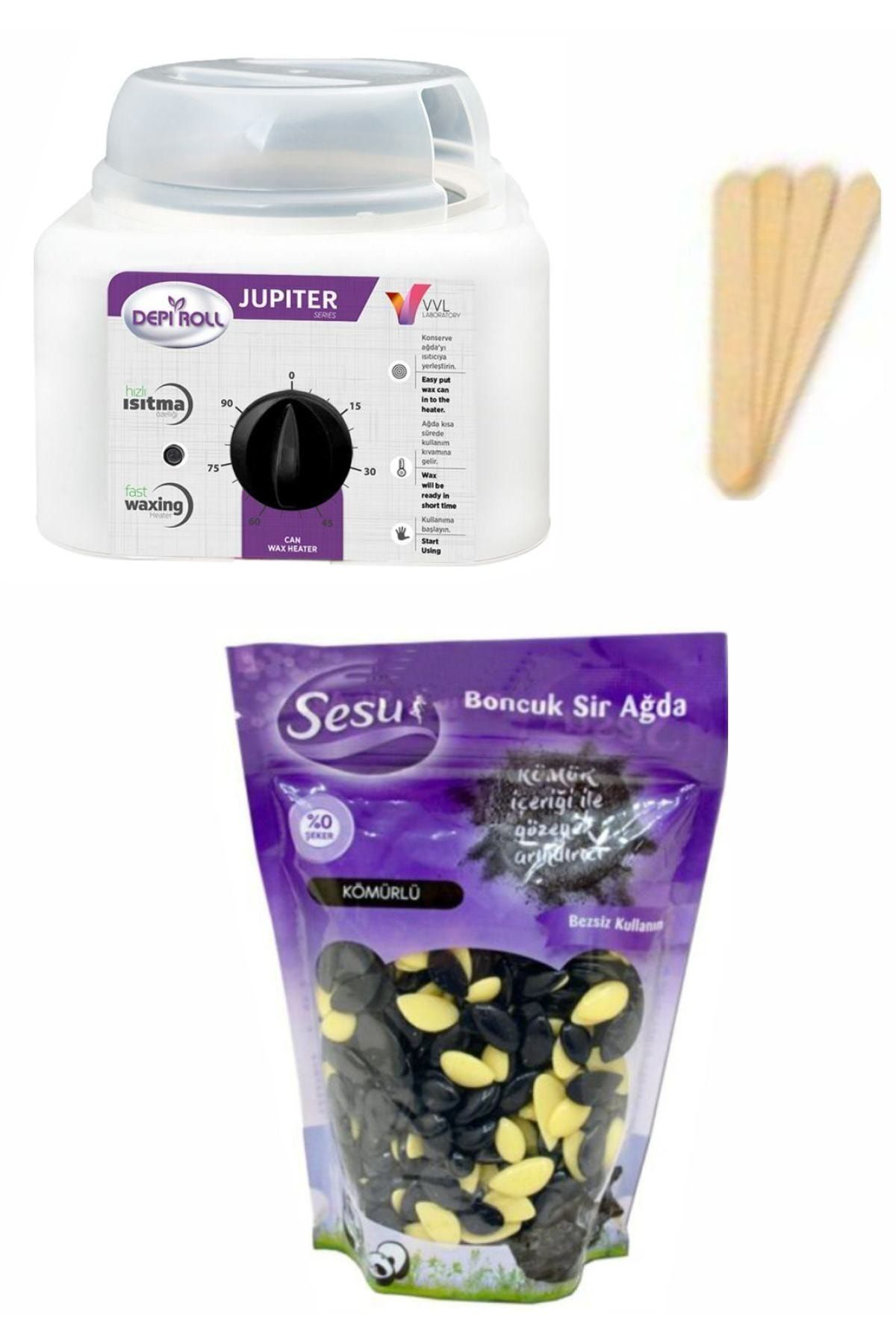 Inci Boncuk Sir Ağda Kömürlü 250ml+depirol 800ml Sir Ağda Makines