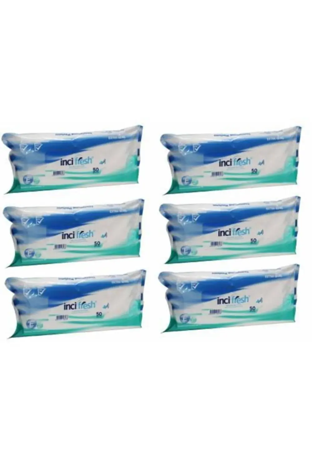 Inci Fresh Islak Vücut Temizleme Havlusu - 6 Paket