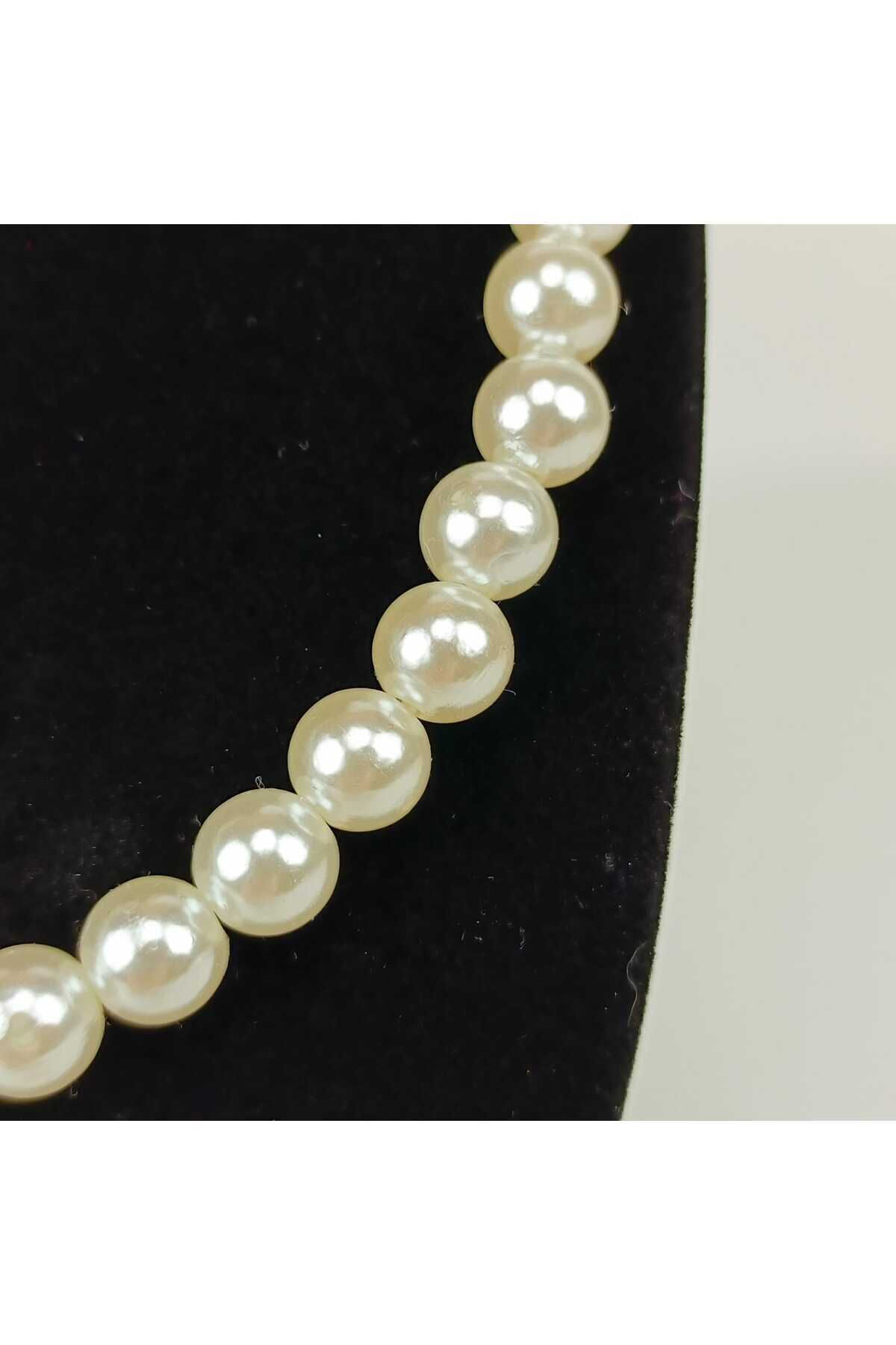 İNCİ GÖRÜNÜMLÜ BONCUK KOLYE