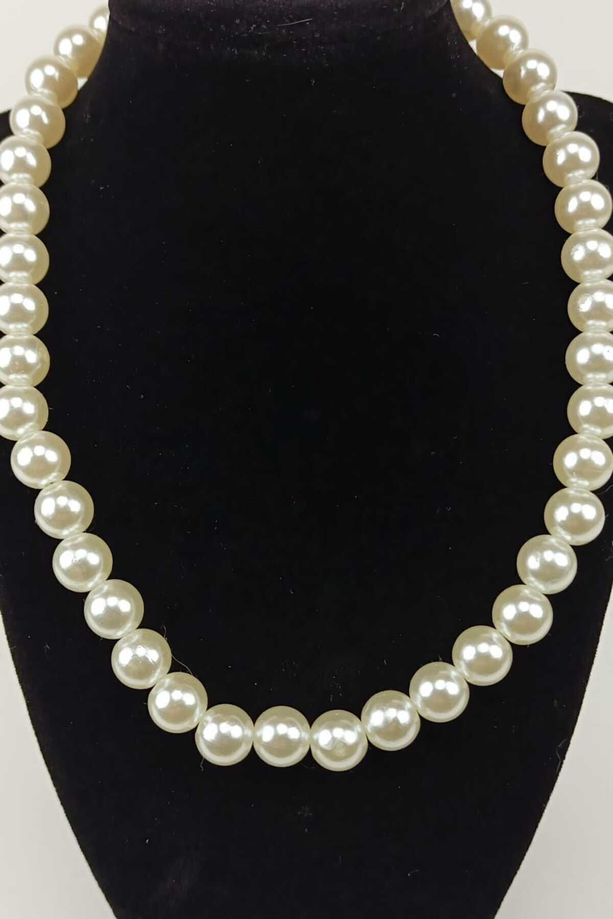 İNCİ GÖRÜNÜMLÜ BONCUK KOLYE