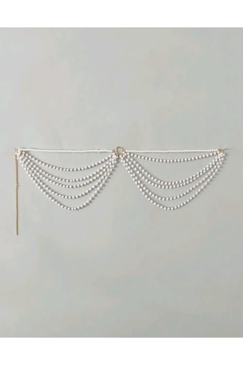 İnci Şıklığıyla Plajlarda Parla – Ayarlanabilir Bikini Zincir Aks