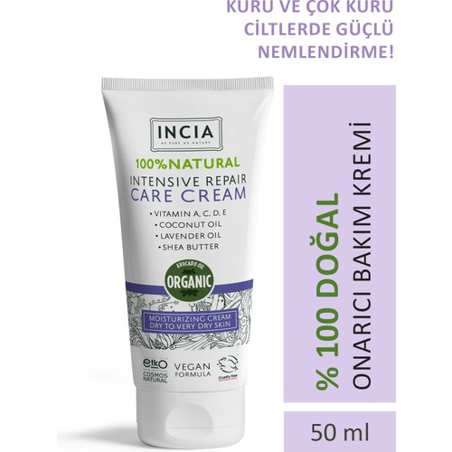 Incia Onarıcı Bakım Kremi 50ml