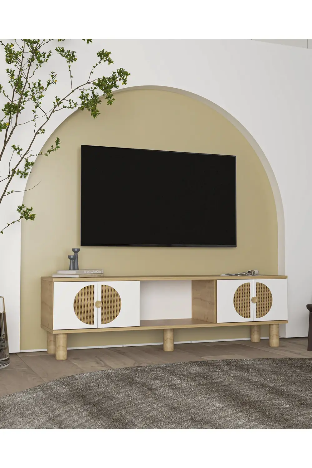 İNCİCT TV SEHPASI SAFİR MEŞE HAZERAN