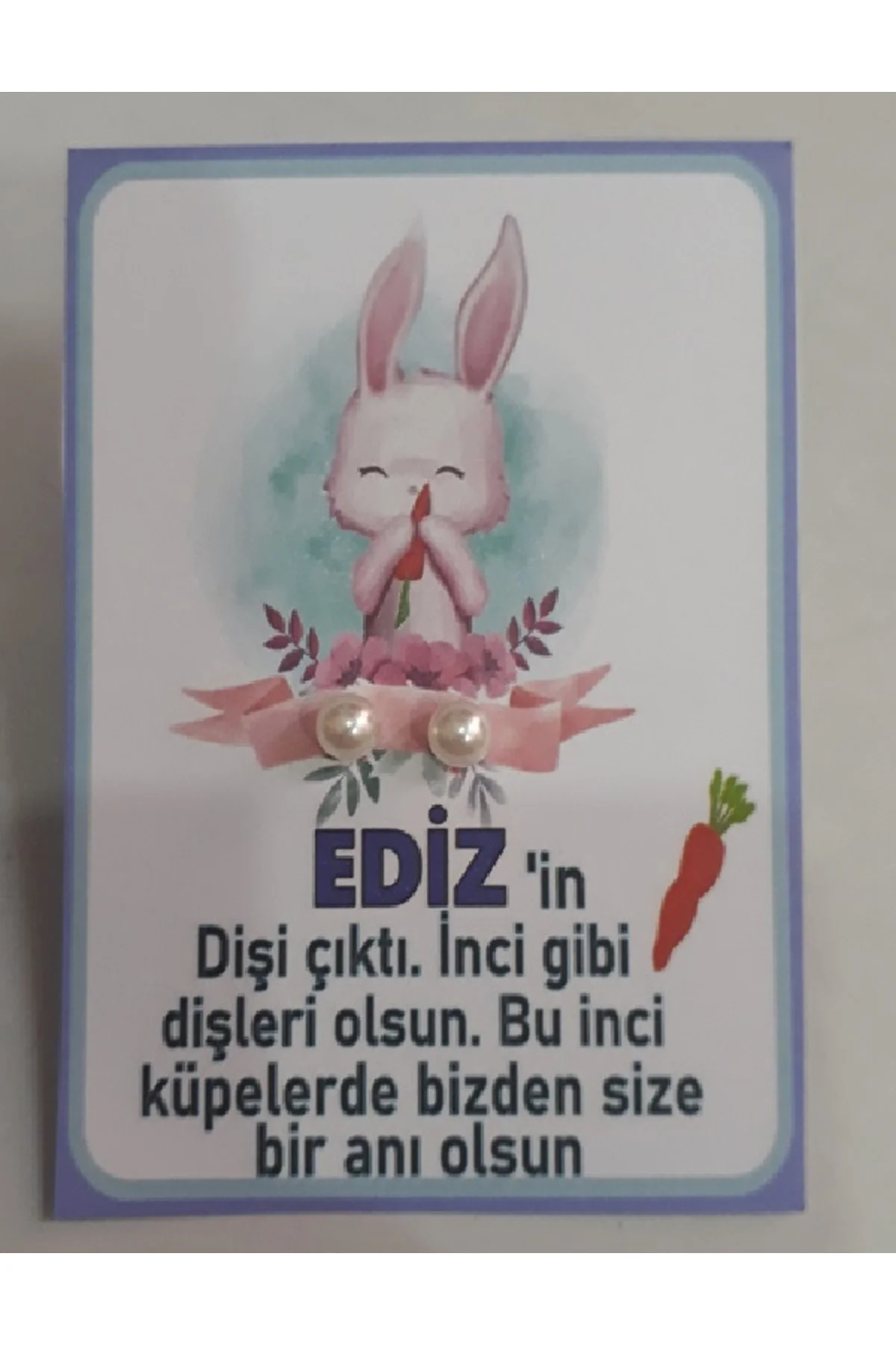 Incili Küpe Diş Buğdayı Hediyeliği 25 Li Erkek