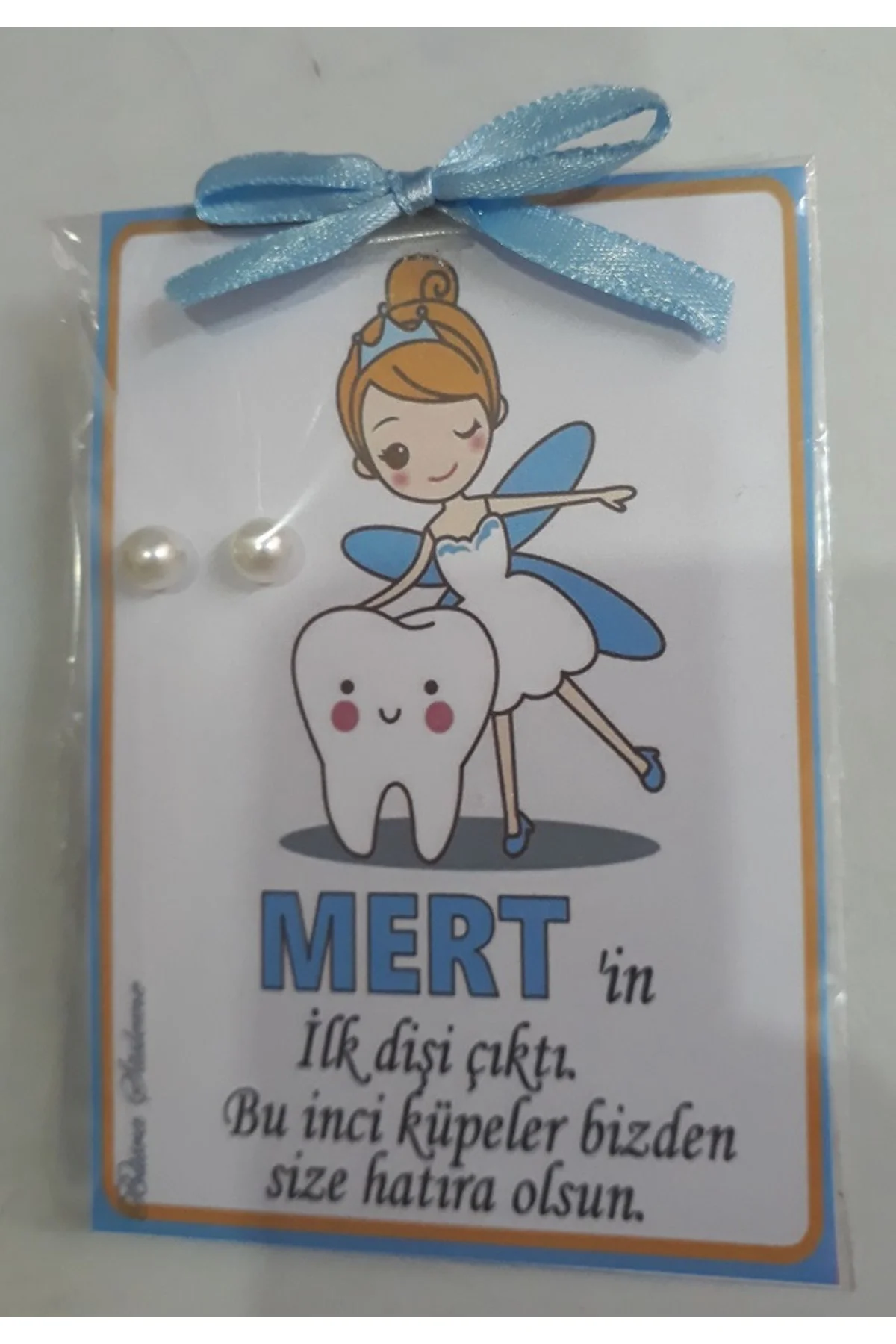 Incili Küpe Peri Kızlı Diş Buğdayı Hediyeliği 25 Li Erkek