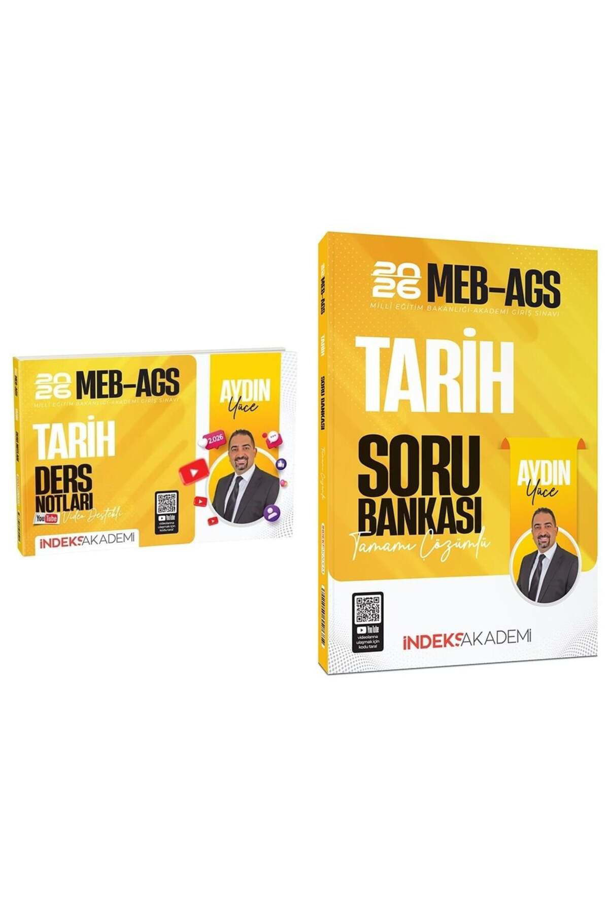 İndeks 2026 Bas. MEB-AGS Tarih Video Ders Notları + Soru Bankası 
