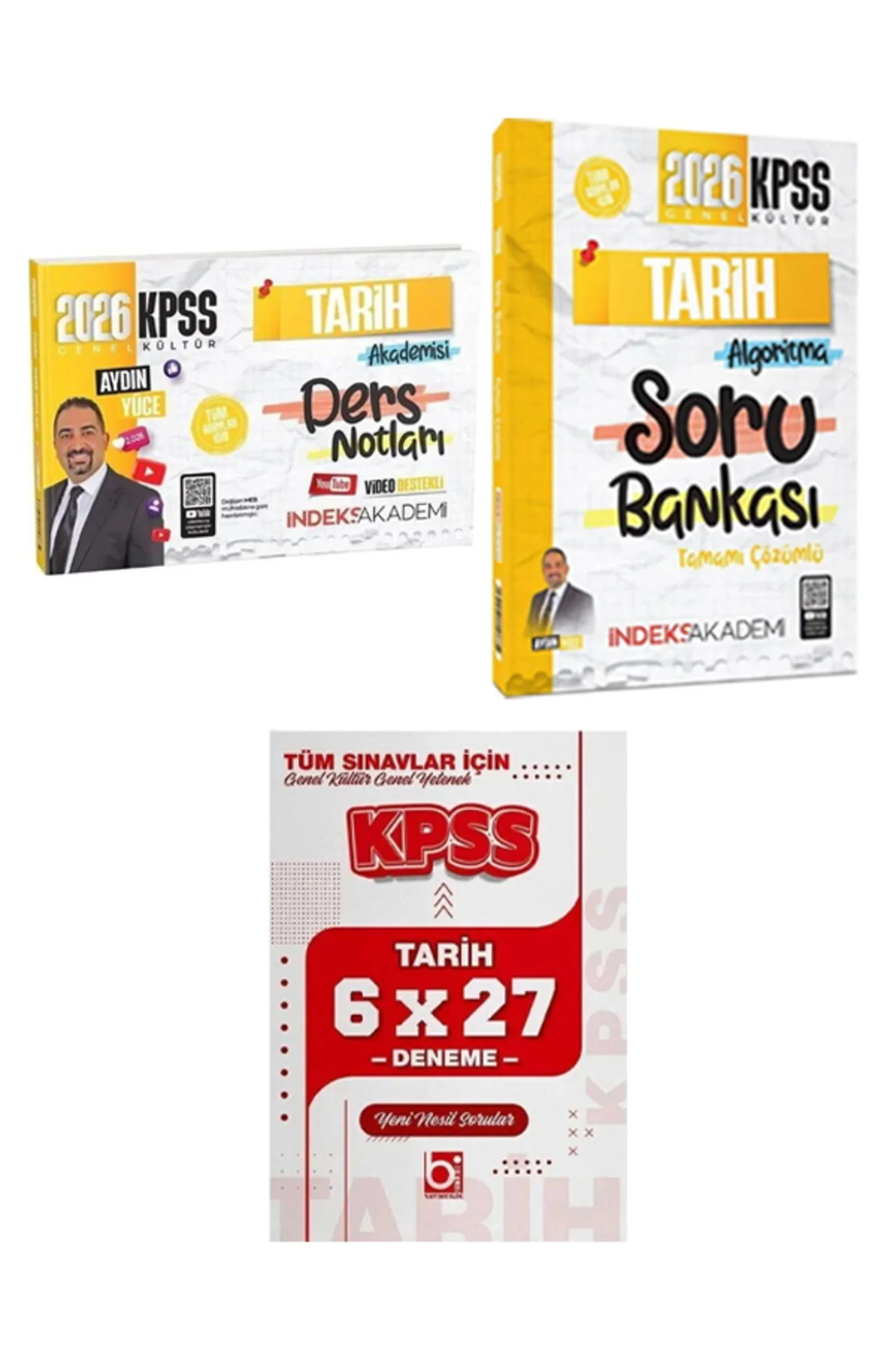İndeks 2026 KPSS Tarih Video Ders + Soru + Bigelio Tarih Deneme 3