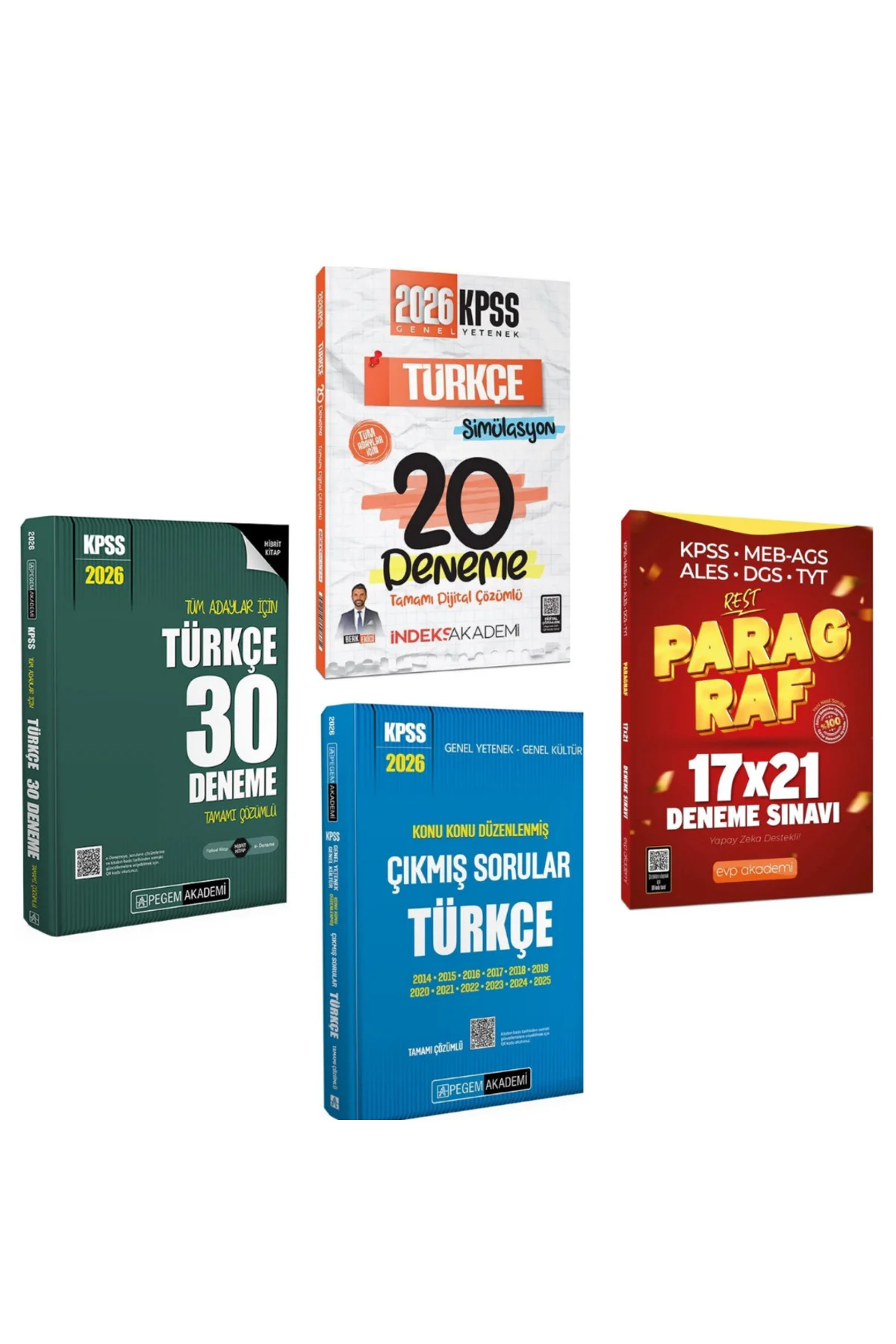 İndeks 2026 KPSS Türkçe 20 Deneme & KPSS Türkçe Çıkmış & KPSS Par