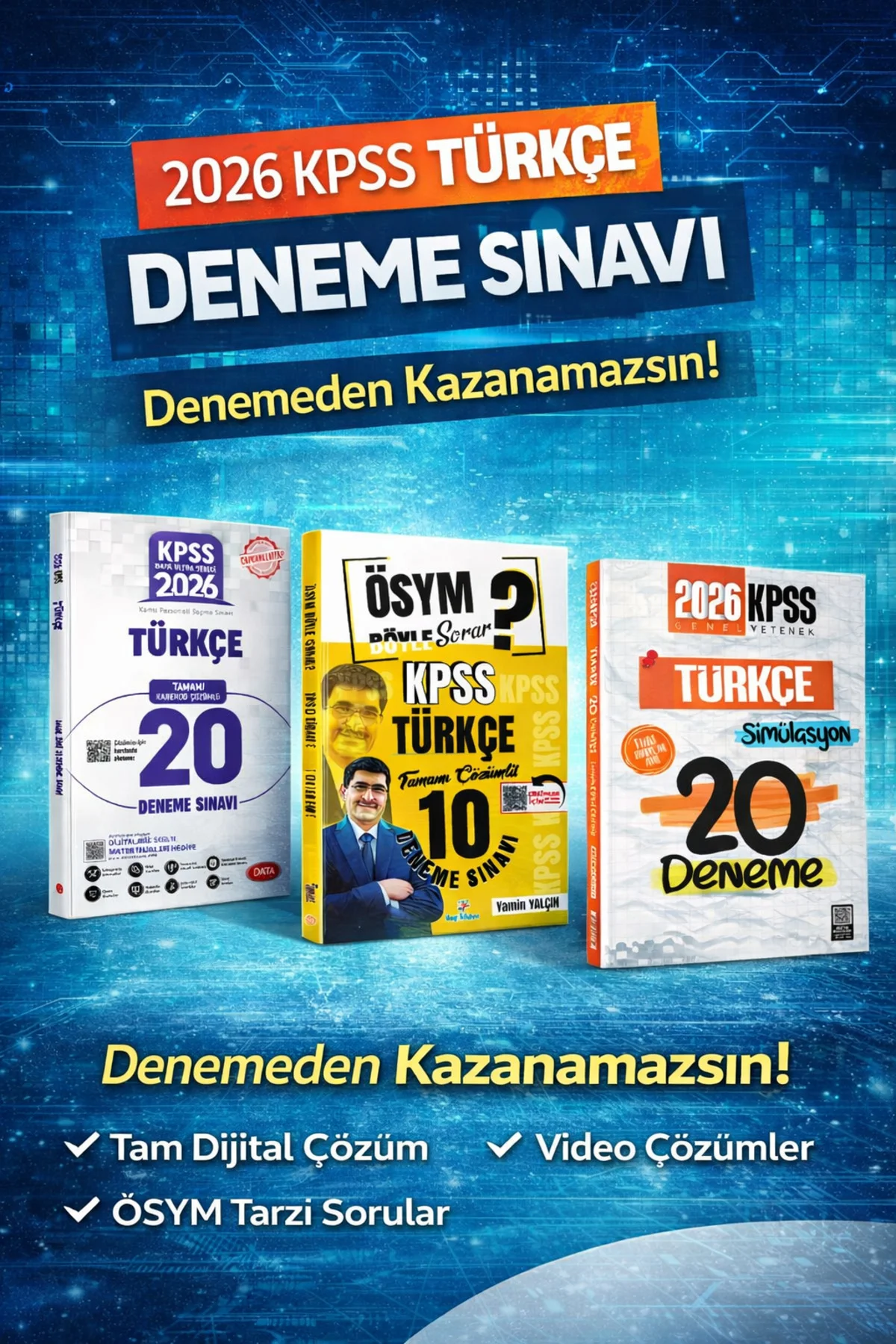 İndeks 2026 KPSS Türkçe Simülasyon 20 Deneme & Data KPSS Türkçe Simülasyon 20 Deneme & Dizgi Kitap K