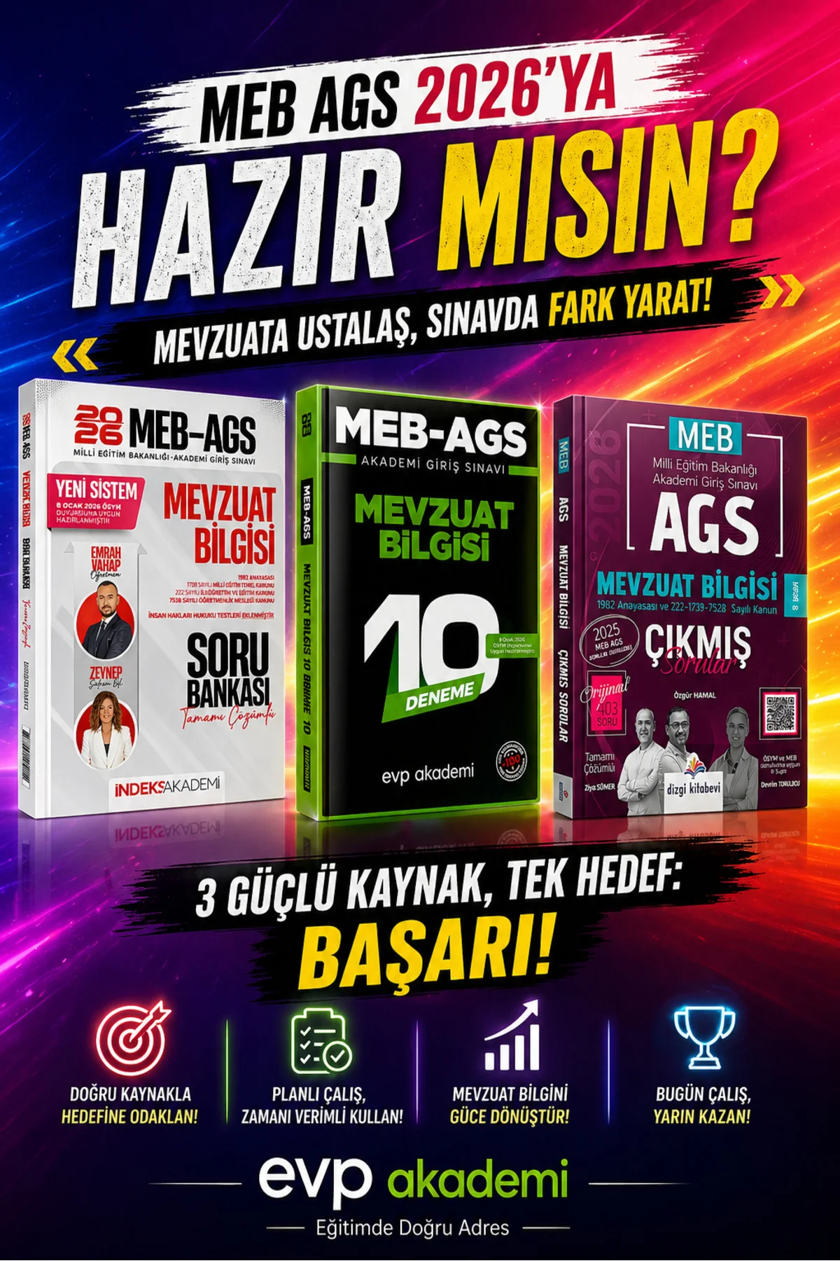 İndeks 2026 MEB-AGS Mevzuat Bilgisi Soru Bankası & Dizgi MEB AGS Mevzuat Bilgisi Çıkmış Sorular & Ev