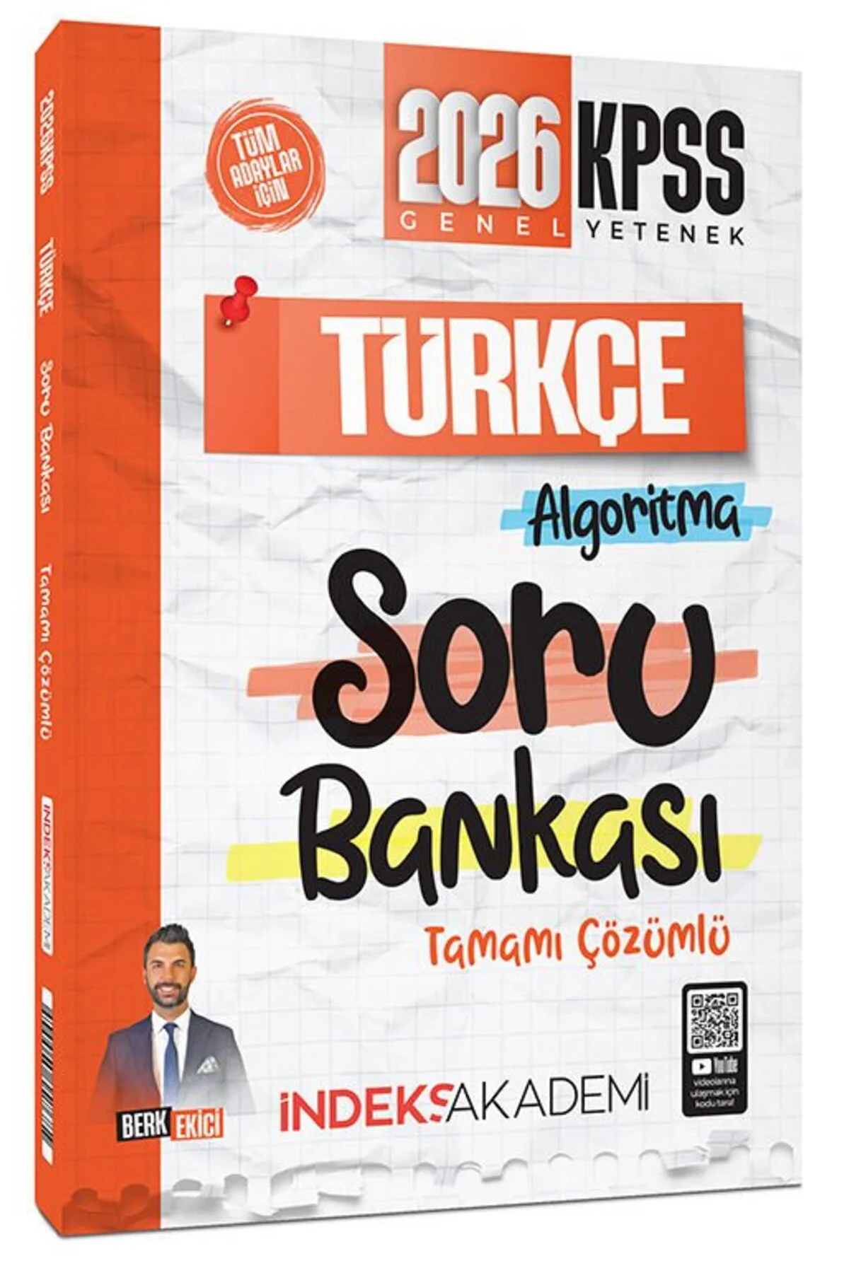 2026 KPSS Türkçe Algoritma Soru Bankası Çözümlü - Berk Ekici İndeks Akademi Yayıncılı