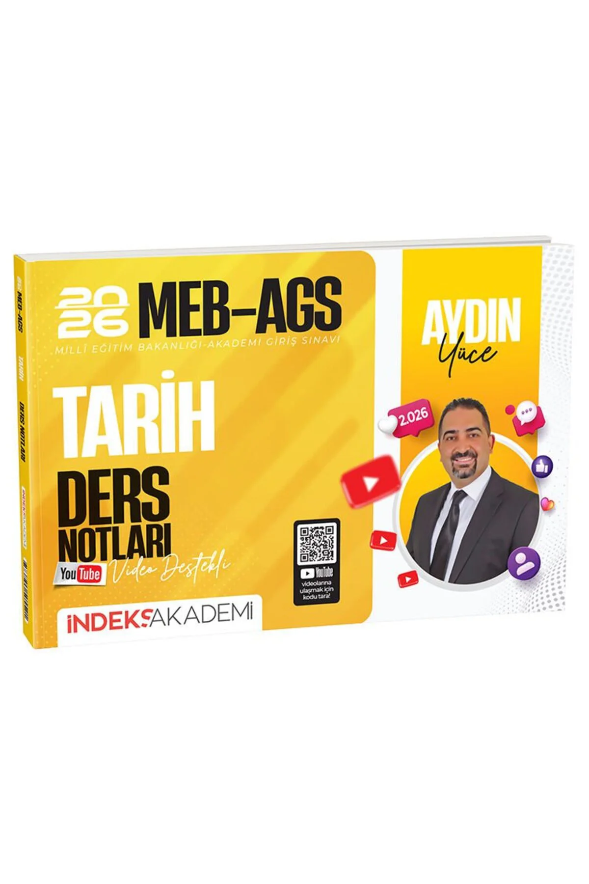 İndeks Akademi 2026 MEB-AGS Tarih Video Ders Notları - Aydın Yüce