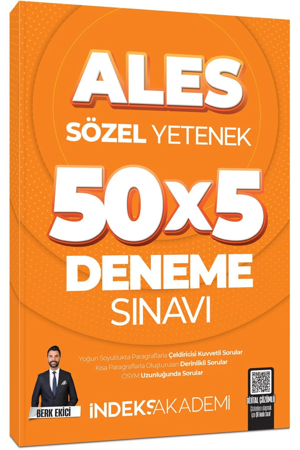 2026 ALES Sözel Yetenek 5 Deneme Sınavı Çözümlü - Berk Ekici İndeks Akademi Yayıncılı