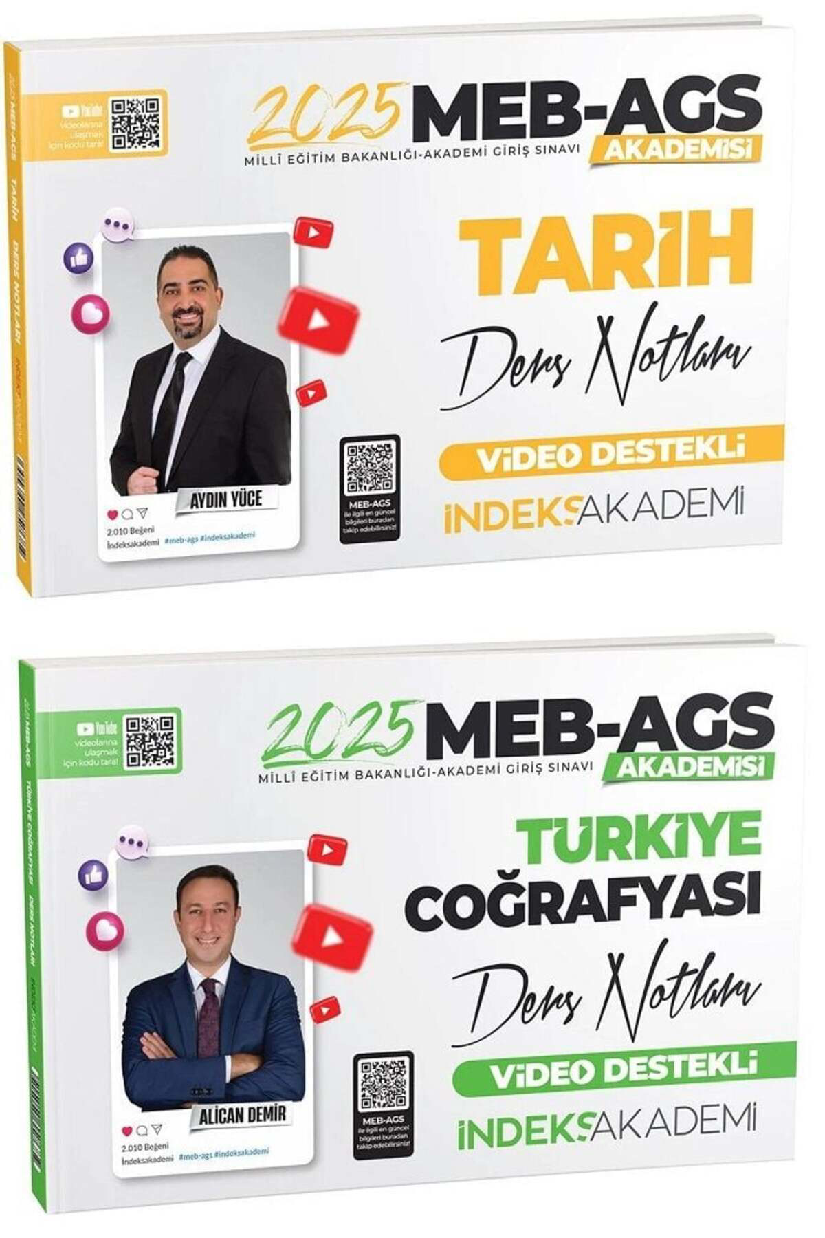 İndeks Akademi 2025 MEB-AGS Akademisi Tarih+Türkiye Coğrafyası De