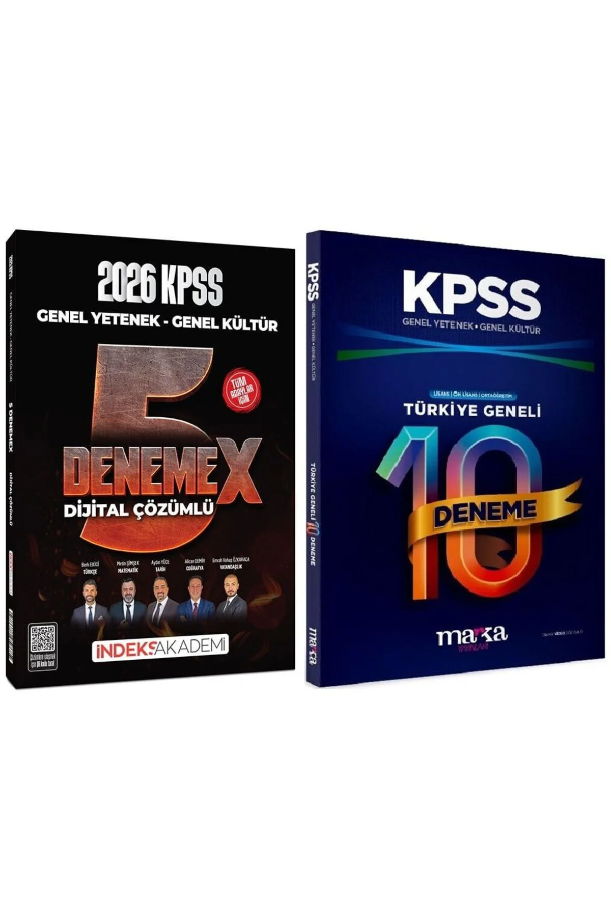 İndeks + Marka 2026 KPSS Genel Yetenek Genel Kültür 5+10 DenemeX 