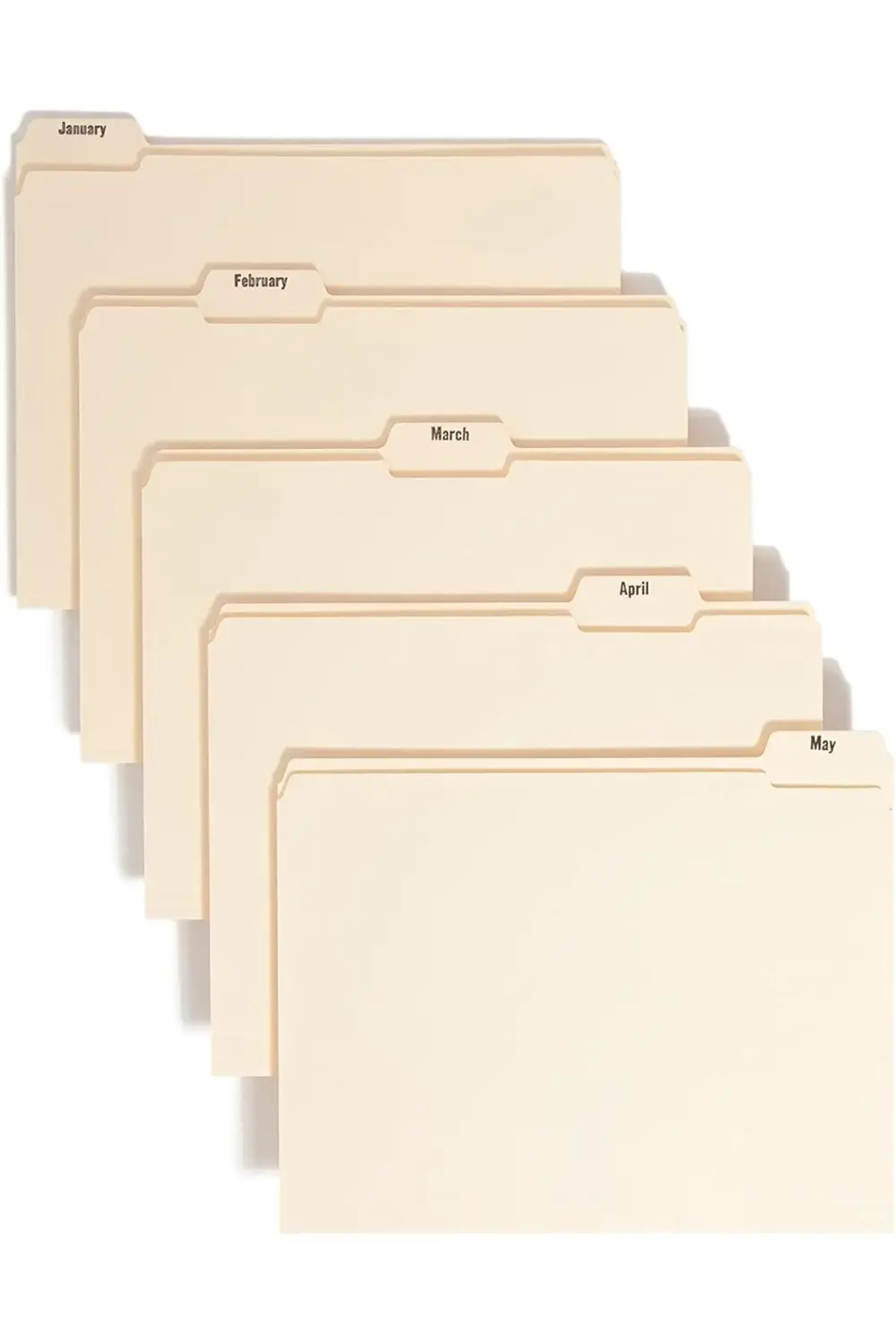 Indiziert dosya düzenleyici set, aylık (Jan-Aralık) Klasör, güçle