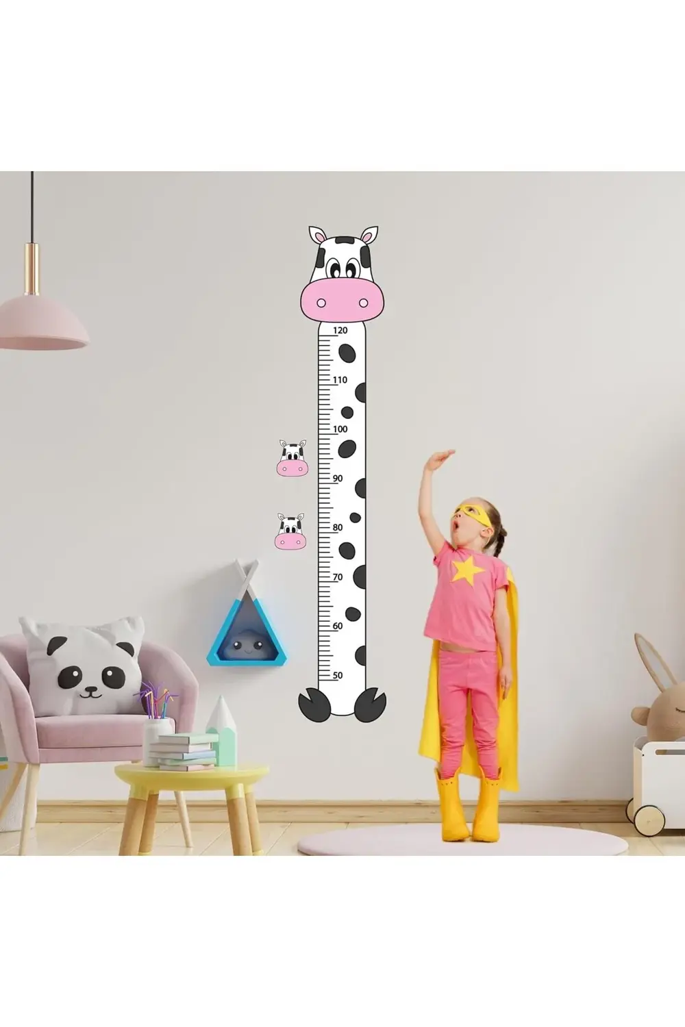 İnek Boy Ölçer - Bebek ve Çocuk Odası Boy Cetveli 1185222