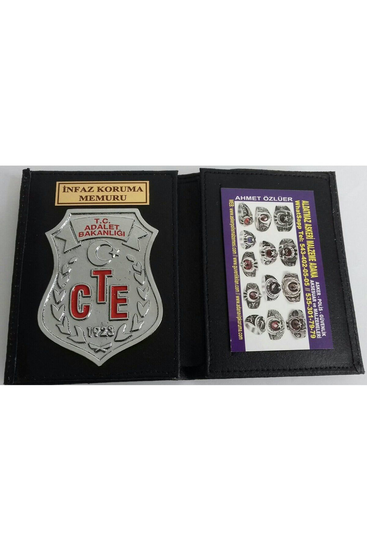 İNFAZ KORUMA ROZETLİ CÜZDANI AL - SADECE KURUM ADRESINE GONDERILI