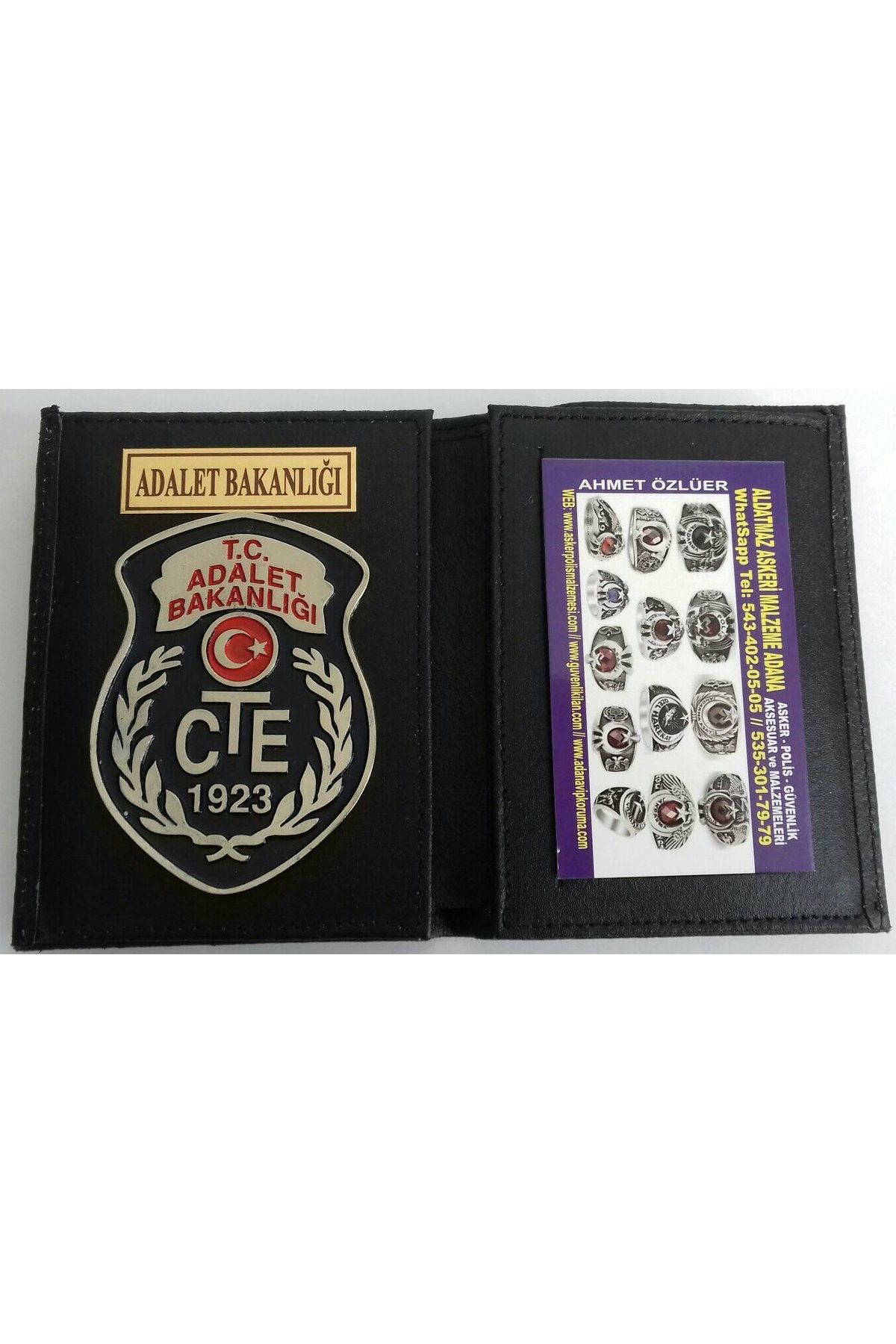 İNFAZ KORUMA ROZETLİ CÜZDANI AL - SADECE KURUM ADRESINE GONDERILI