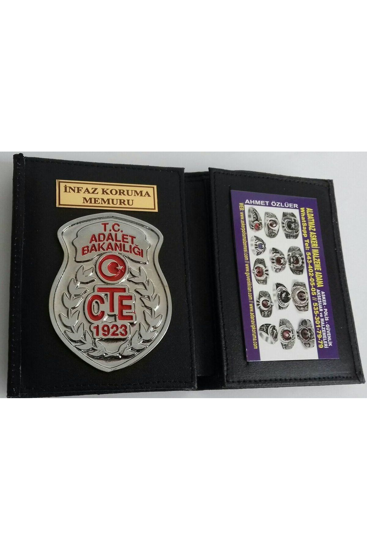 İNFAZ KORUMA ROZETLİ CÜZDANI AL - SADECE KURUM ADRESINE GONDERILI