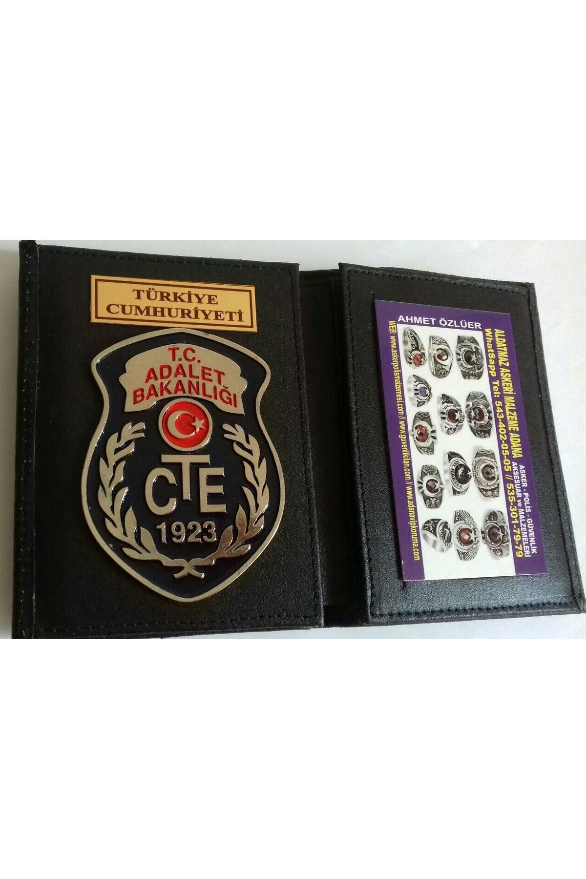 Aldatmaz Askeri Malzeme İnfaz Koruma Rozetli Cüzdani Al - Sadece Kurum Adresine Gonderili