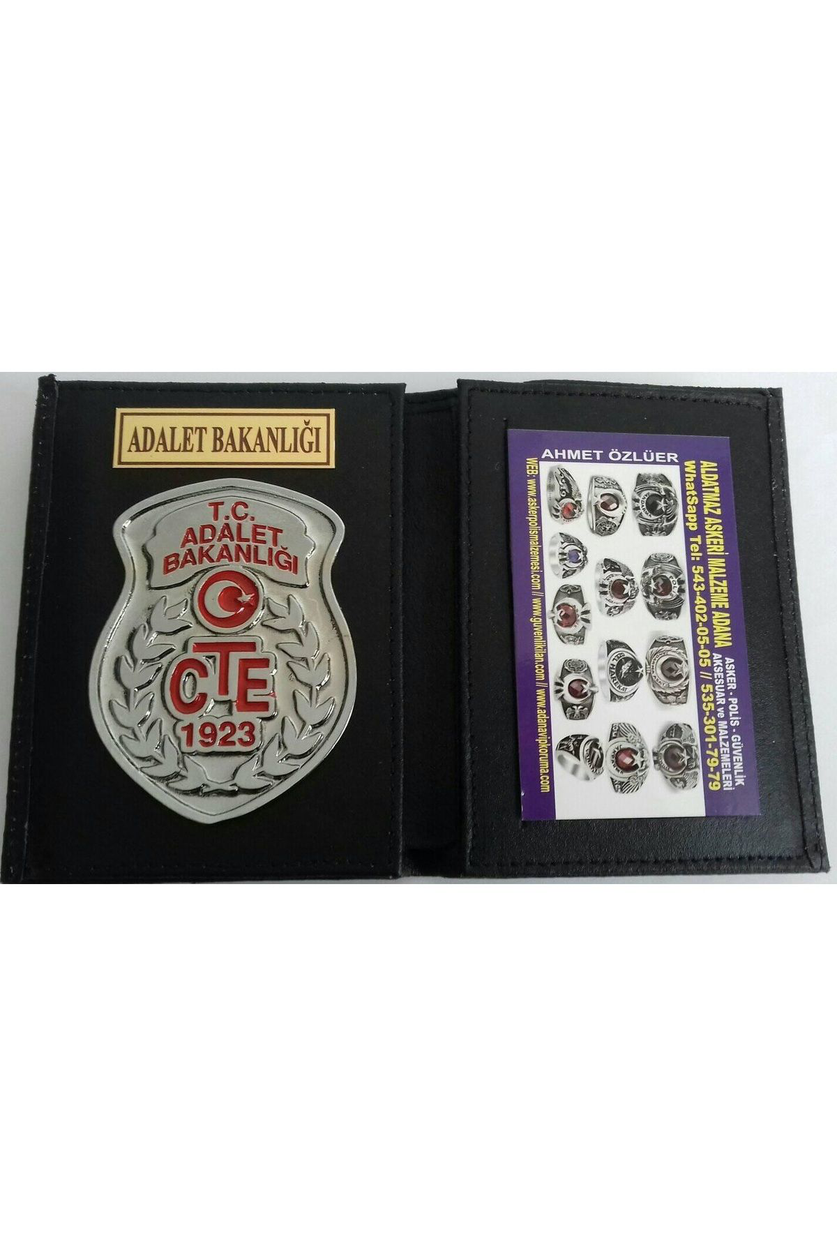 İNFAZ KORUMA ROZETLİ CÜZDANI AL - SADECE KURUM ADRESINE GONDERILI