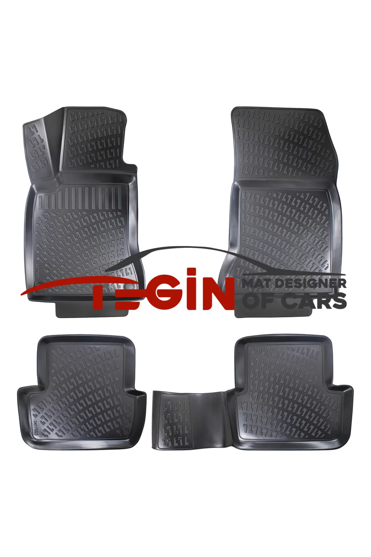 İnfiniti QX30 2019 3D Havuzlu Paspas Siyah