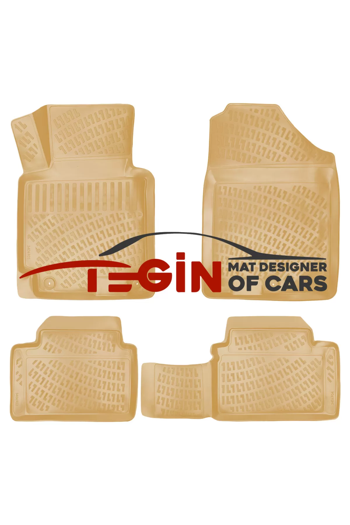 İnfiniti QX30 2018 3D Havuzlu Paspas Bej