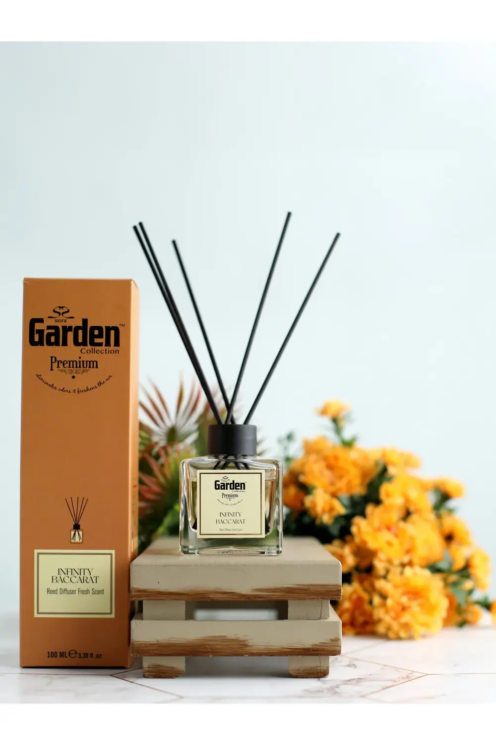 Garden İnfinity Baccarat 100 Ml Reed Diffuser | Çubuklu Oda Kokusu Garden İnfinity Baccarat 100 Ml Reed Diffuser | Çubuklu Oda Kokusu
